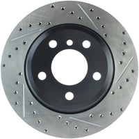 Sport Drilled/Slotted Brake Rotor StopTech 127.34141L (Rear Left), 1 Pack