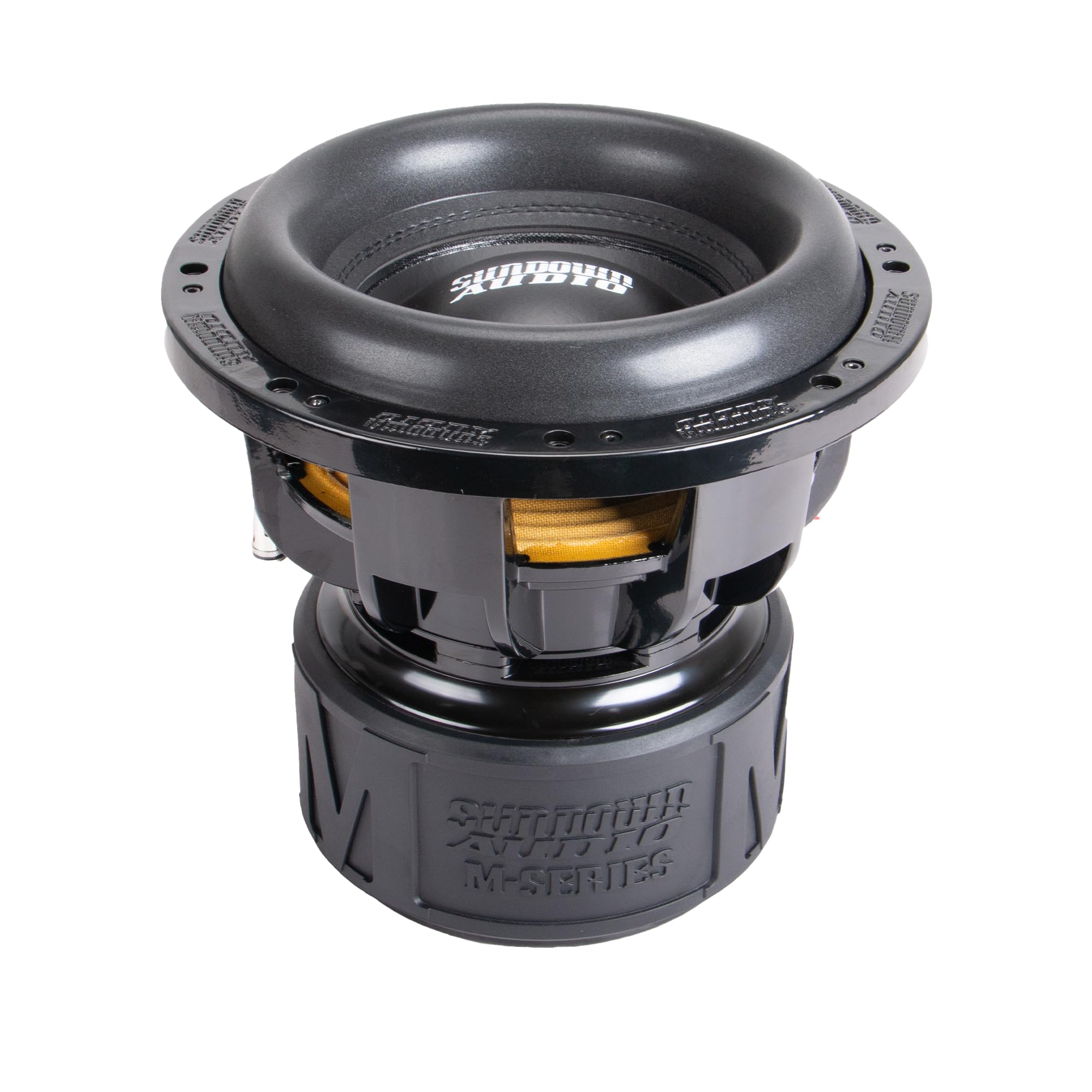 10" Sundown Audio M-10 D2 Car Subwoofer – 2000W RMS/4000W Peak, Dual 2-Ohm, 3" Aluminum VC, 35mm Xmax, Mega-Roll Surround, Low-Distortion Bass for Pro Systems