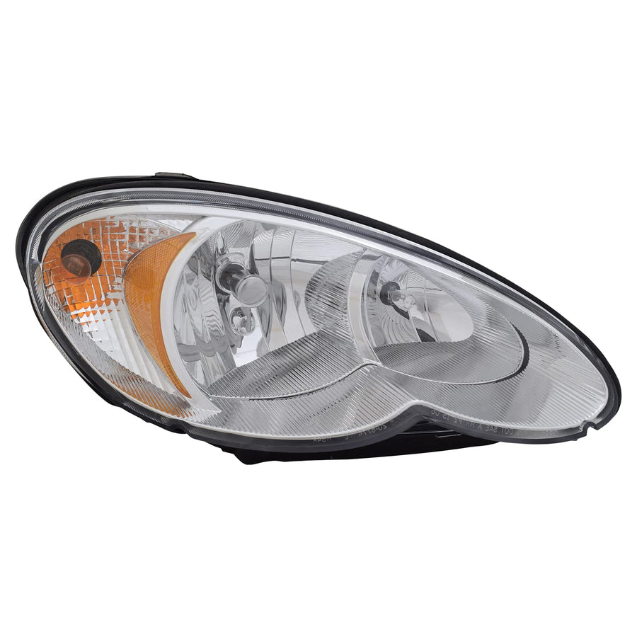 Right TYC Headlight Assembly Compatible with 2006-2010 Chrysler Pt Cruiser