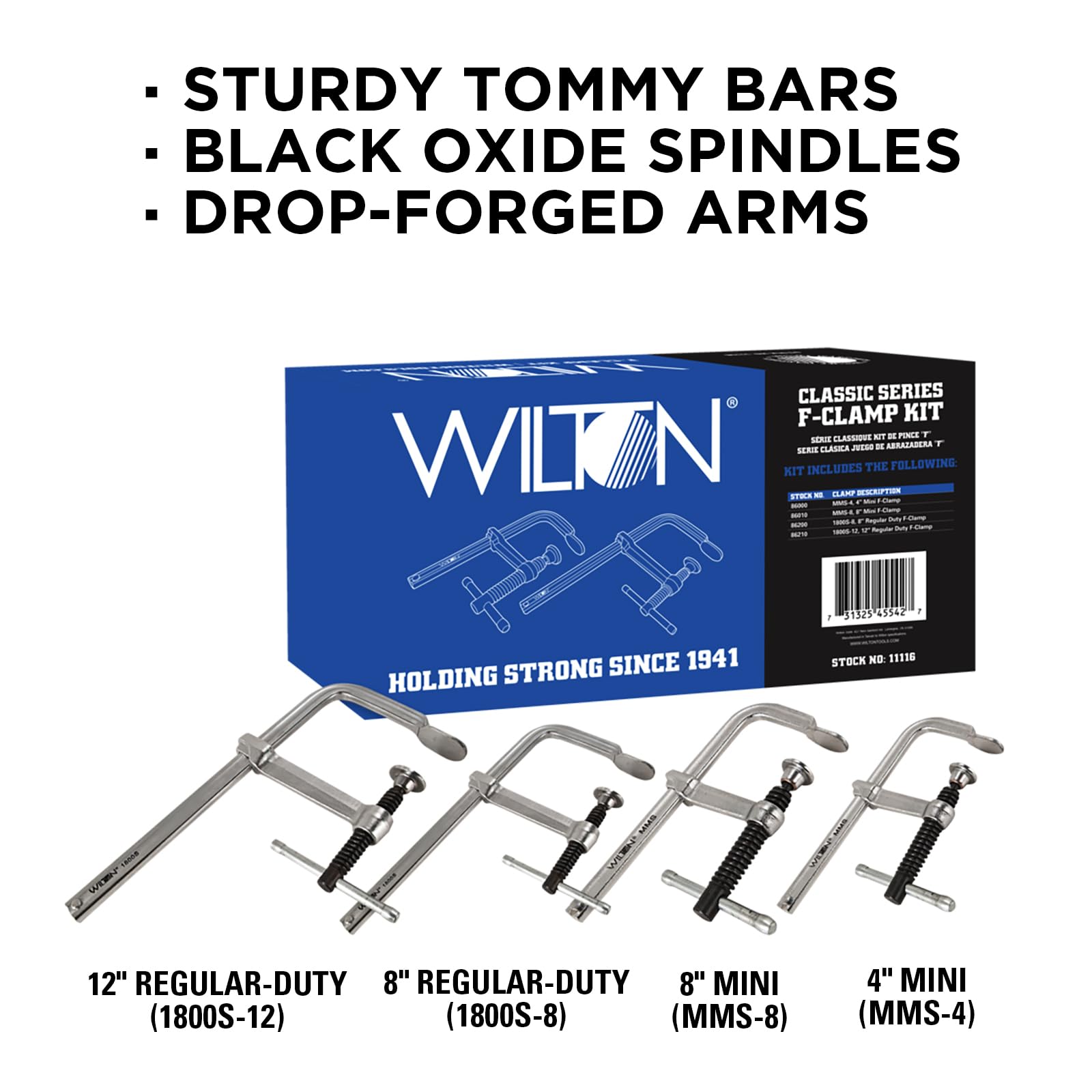 Classic Wilton Series F-Clamp Kit (11116)