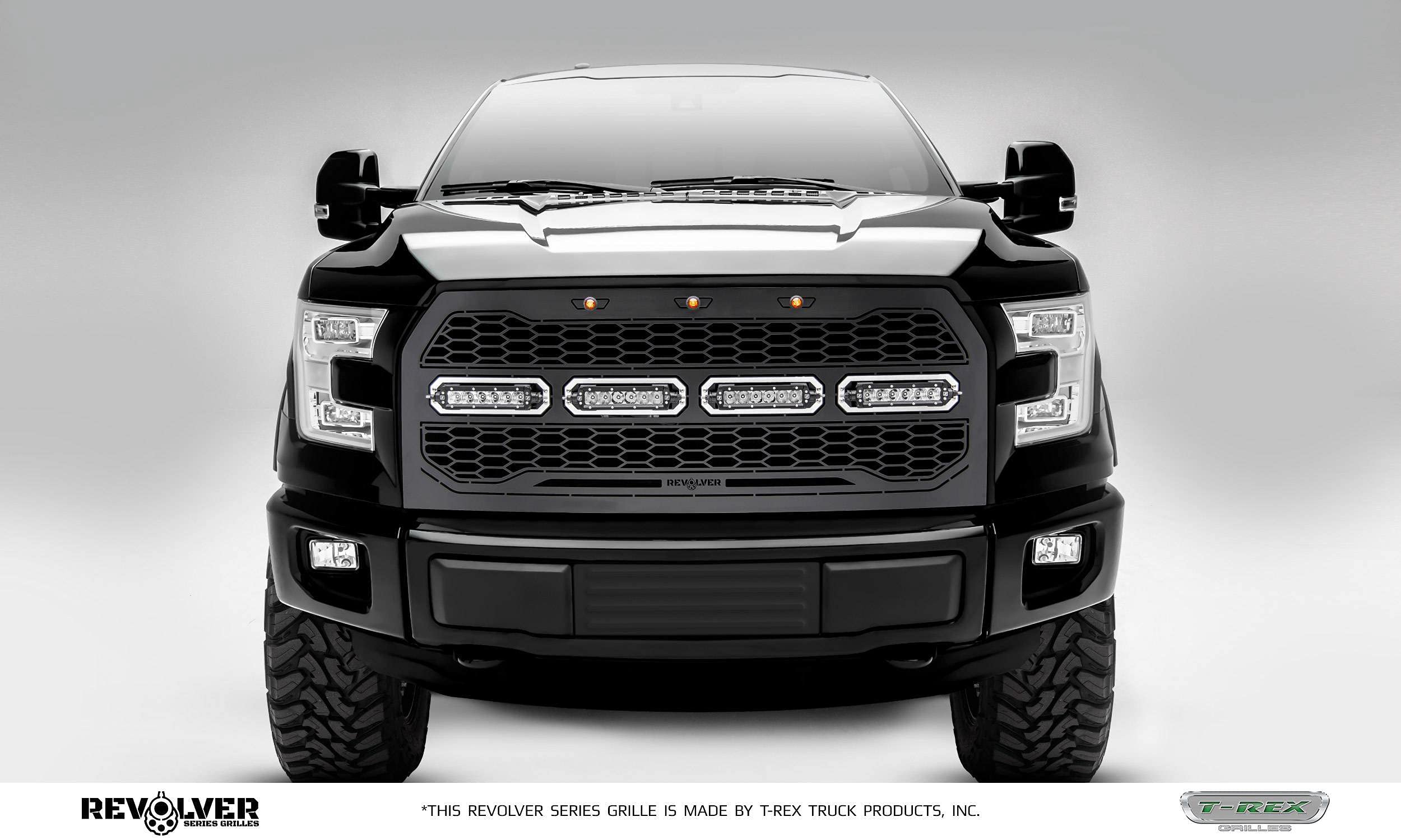 Black T-Rex 6515731 Revolver Grille for, 1 Pack