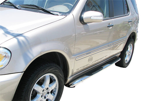 3 in. Round Side Bar Steelcraft Black Powdercoat 3 in. Round Side Bar