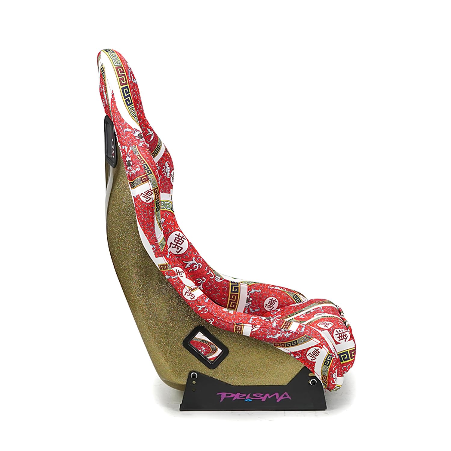 NRG Innovations Left, Right Front Prisma Fixed Back Bucket Racing Seat Compatible With Vehicle with Aftermarket Seat Brackets, 22" W X 34" H X 16" D, NRG-FRP-303-DYNASTY