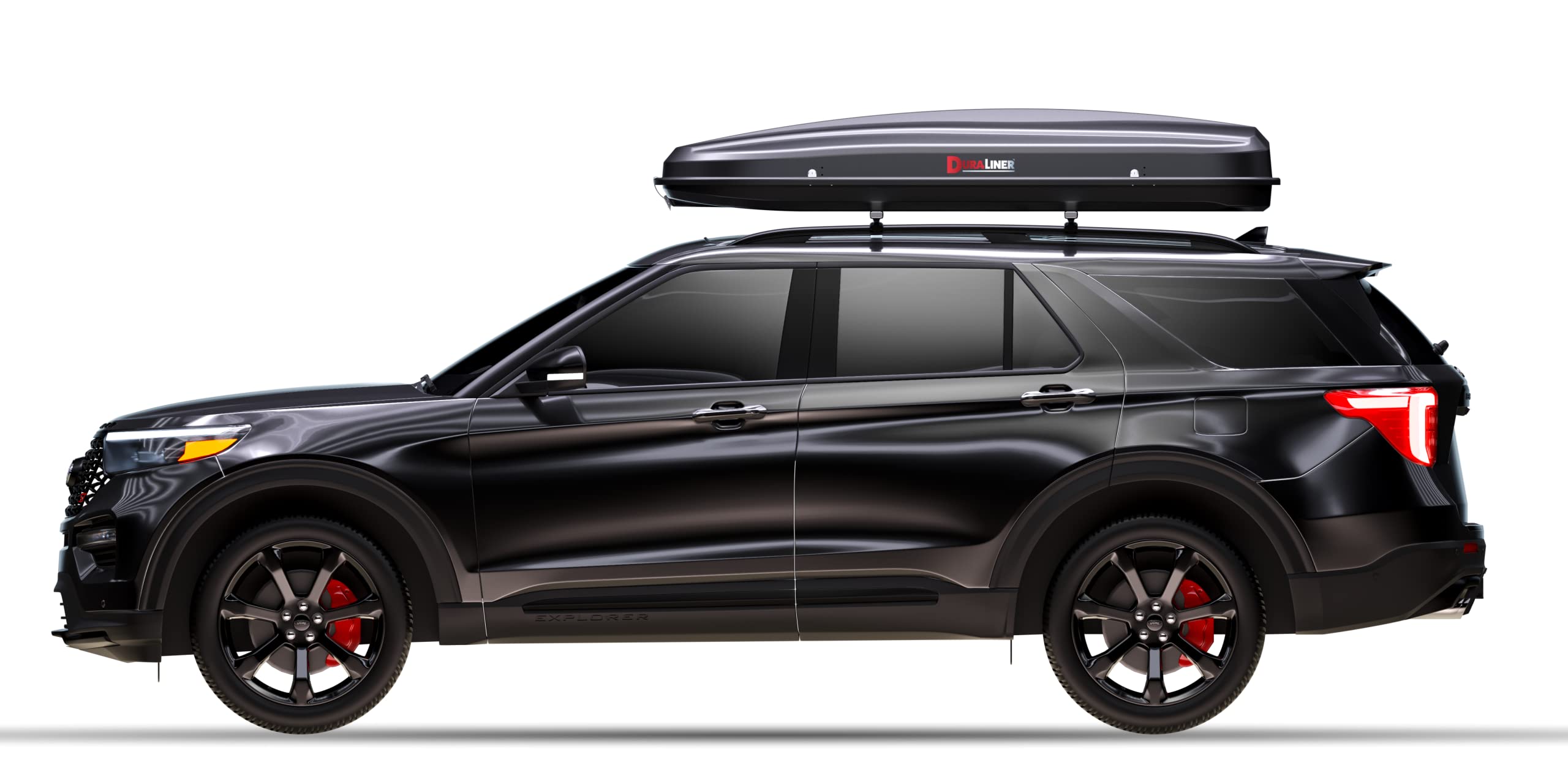 Rooftop Cargo Carrier DuraLiner - Waterproof Hard Shell Roof Top Mount Car Storage - Universal Fit - Easy Installation - 16 Cubic Ft - Made in USA