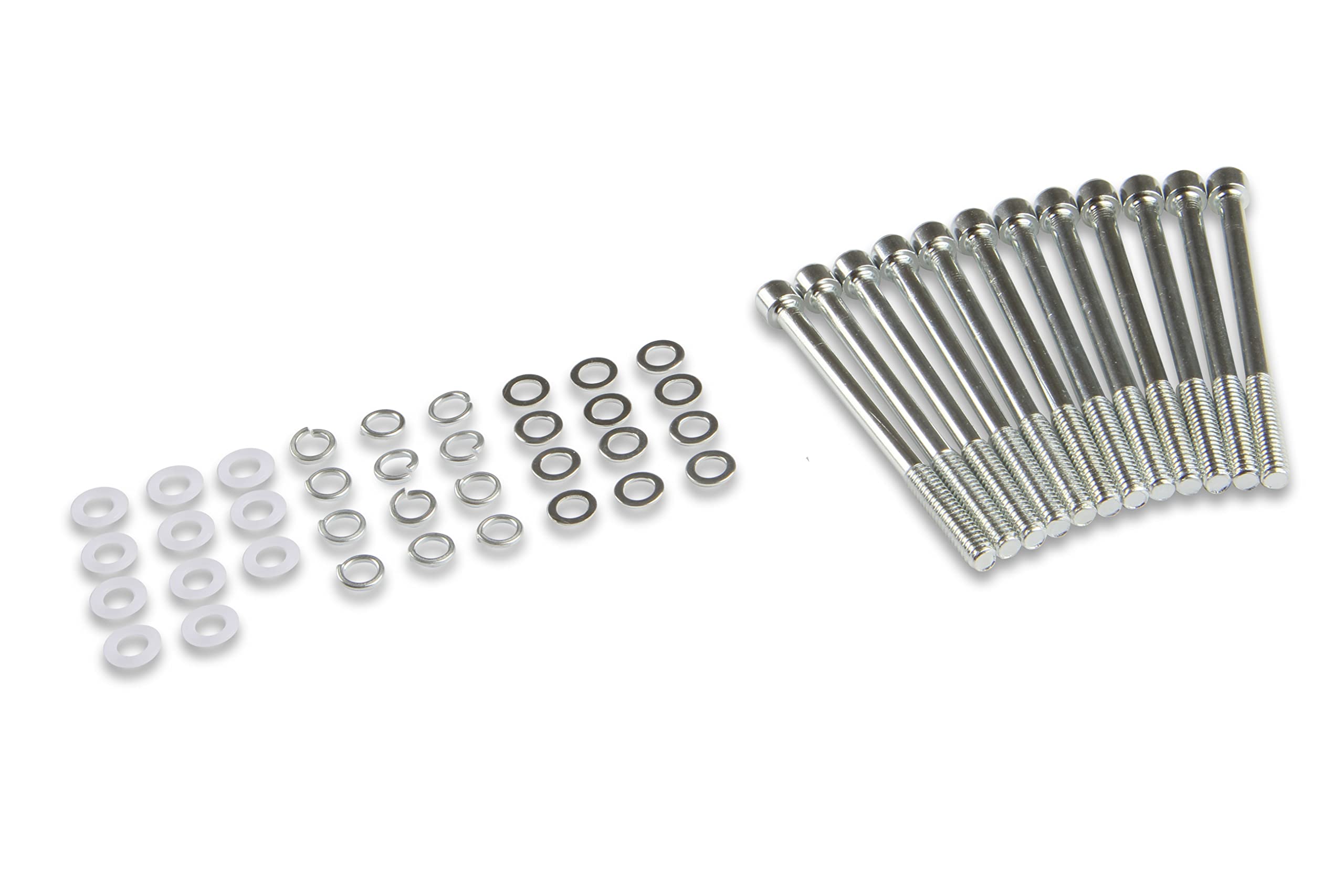 Fabricated Aluminum Mr. Gasket 6874G Valve Covers - Silver Finish
