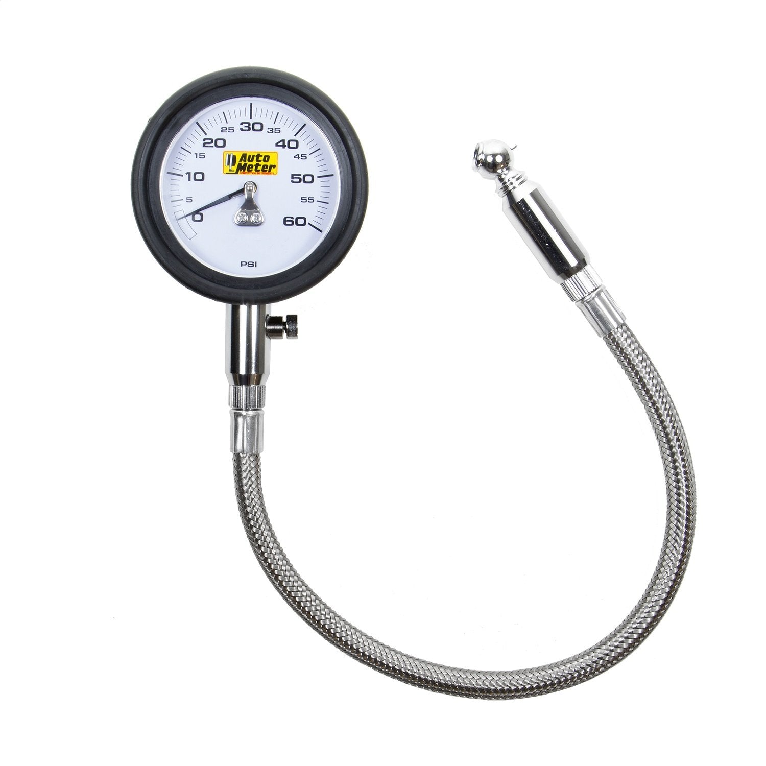 Tire Pressure Gauge Auto Meter 2160, White