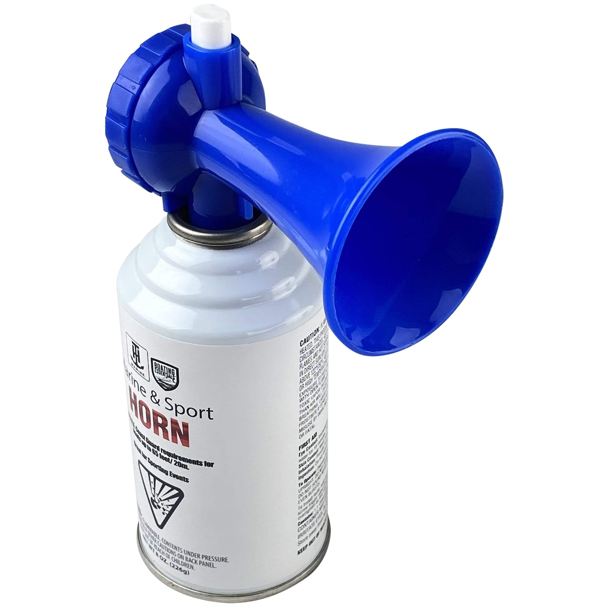 Marine & Sport Air Horn T-H Marine 8oz - USCG Approved Safety Signal Horn for Boats up to 65 Feet and Sporting Events - Loud Push Button Operation - Made in USA
