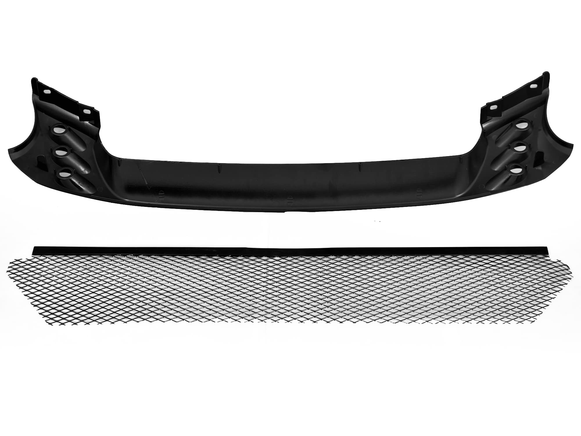 7150058 Armordillo USA Mesh Front Grill Grille - Gloss Black Fits 2002-2003 Subaru Impreza