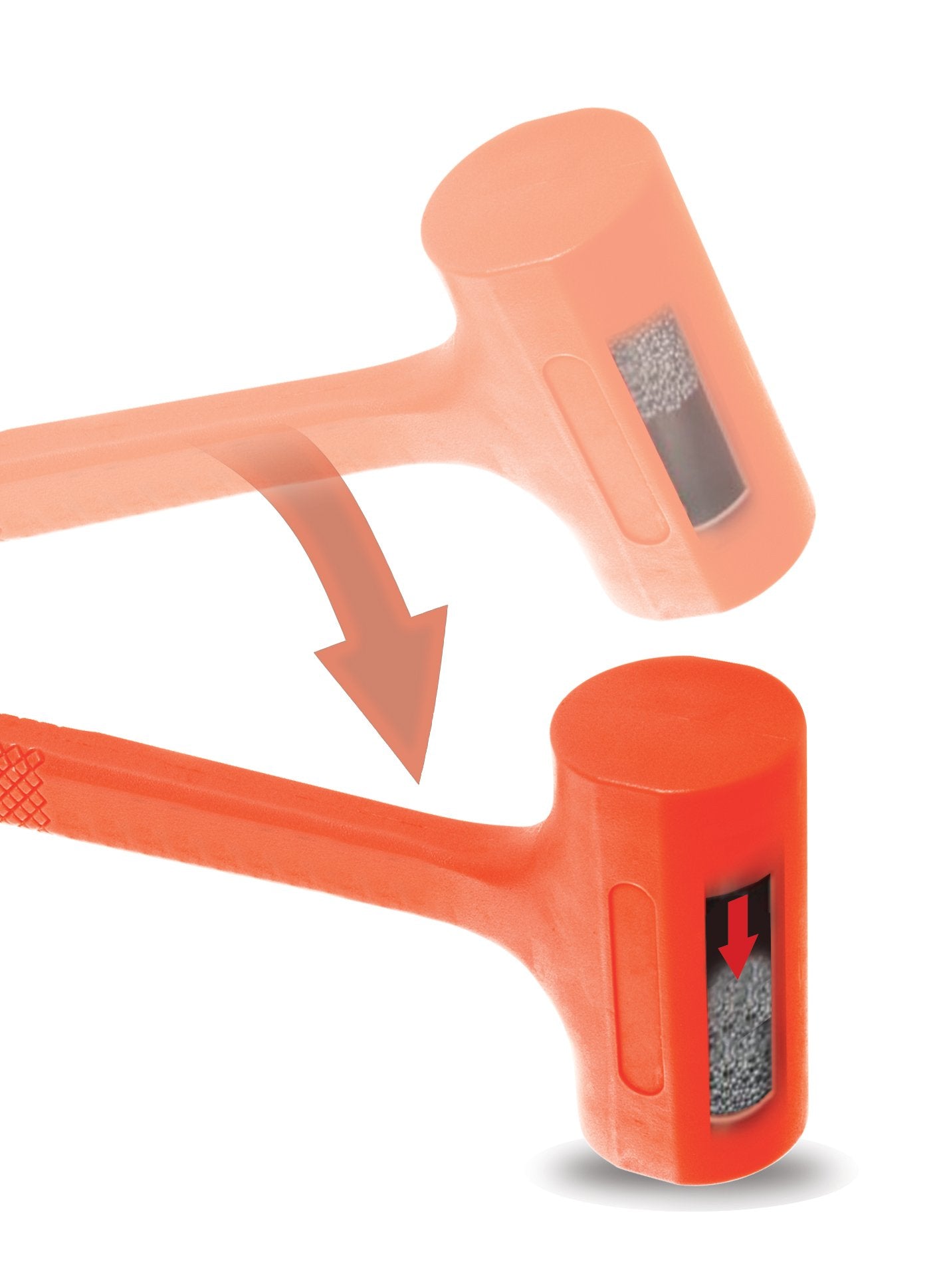 M7264 Performance Tool 64-Ounce High-Visual Dead Blow Hammer - 64 oz.