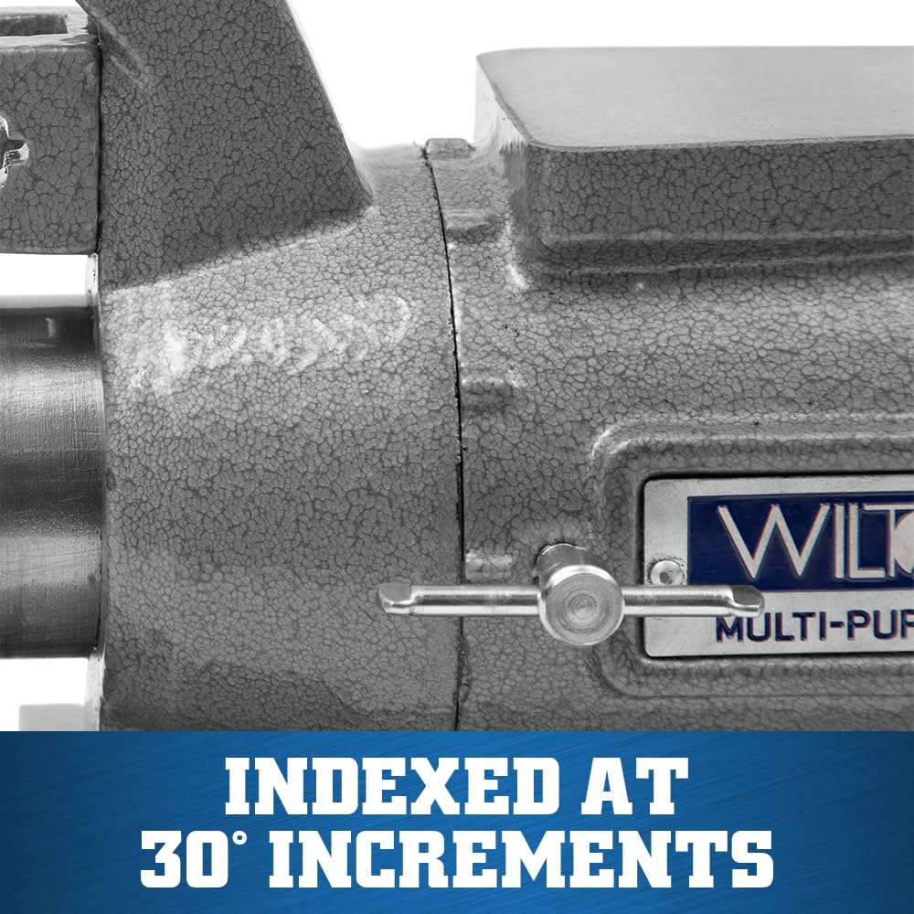 Multi-Purpose Wilton Bench Vise, 4-1/2" Width, 4-1/4" Max Jaw Opening, 2-1/4" Throat (Model 450P)