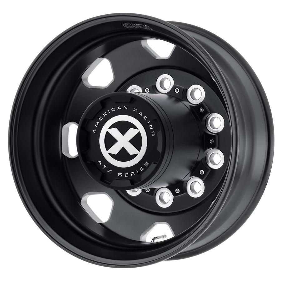 ATX AO401 S-BLK OCTANE Mill Wheel with Aluminum (22.5 x 8.25 inches /10 x 285 mm, -168 mm Offset)