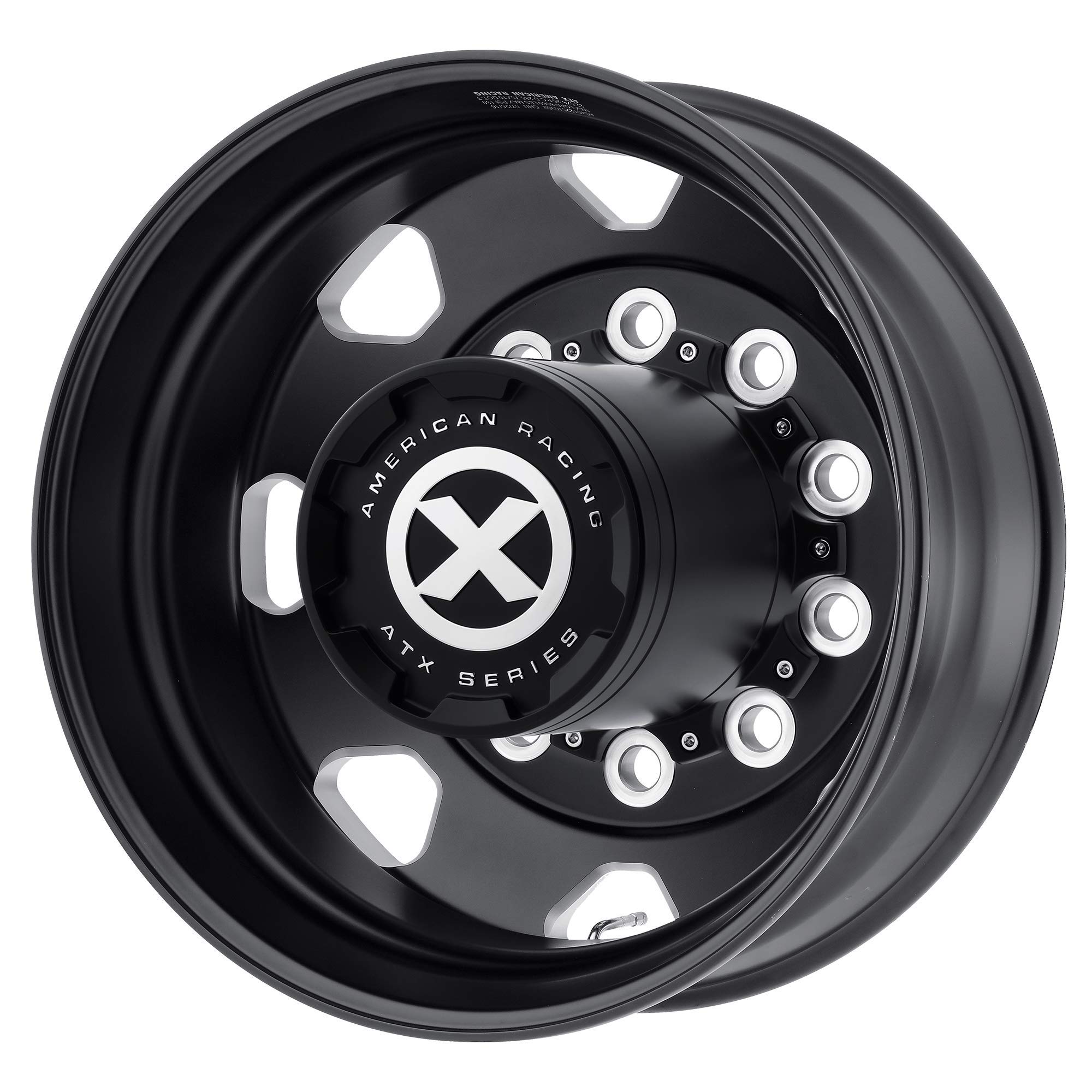 ATX AO401 S-BLK OCTANE Mill Wheel with Aluminum (24.5 x 8.25 inches /10 x 285 mm, -168 mm Offset)