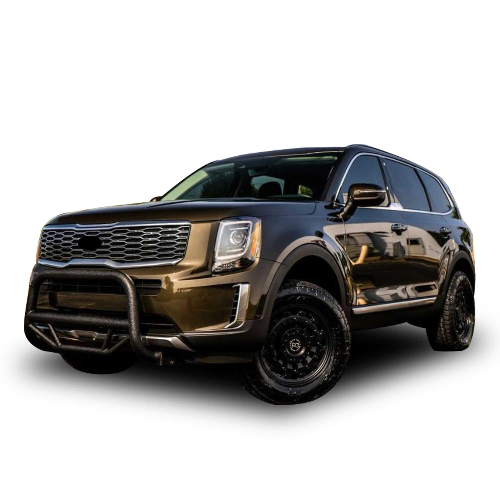 Max T Bull Bar Black Horse Textured Black Compatible with 2020-2024 Kia Telluride 2020-2024 Hyundai Palisade-MBT-MK612