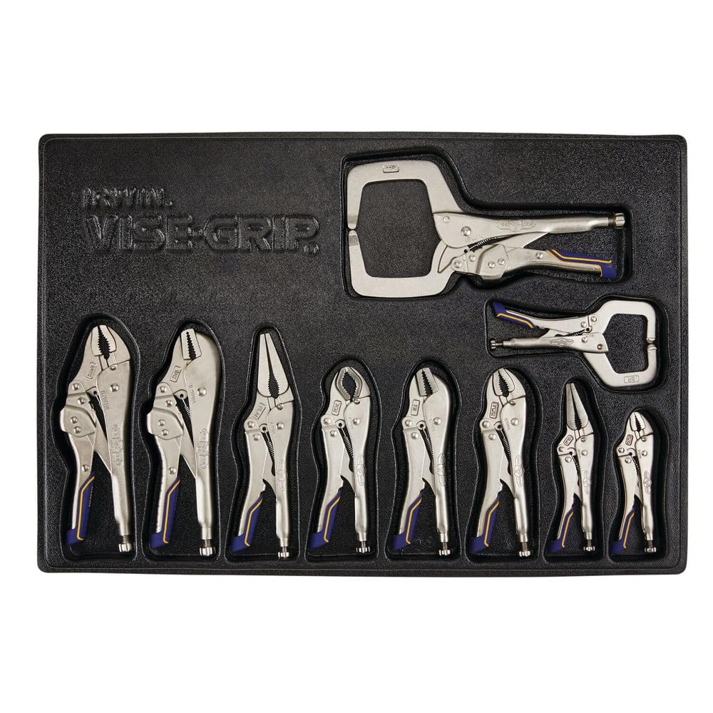 Locking Pliers IRWIN VISE-GRIP, Fast Release Kit, 10-Piece (IRHT82596)