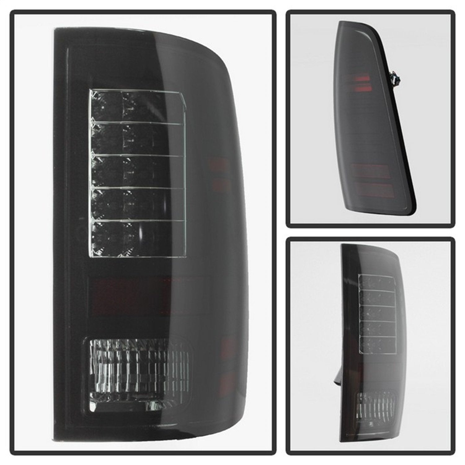 Dodge Ram LED Tail Light, Black Smoke Spyder Auto ALT-YD-DRAM09-LED-BSM