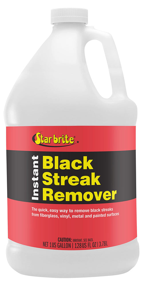 Instant Black Streak Remover STAR BRITE – Easy Wipe-Off Formula for Fiberglass, Vinyl, Metal, and Painted Surfaces - 1 GAL (071600N)