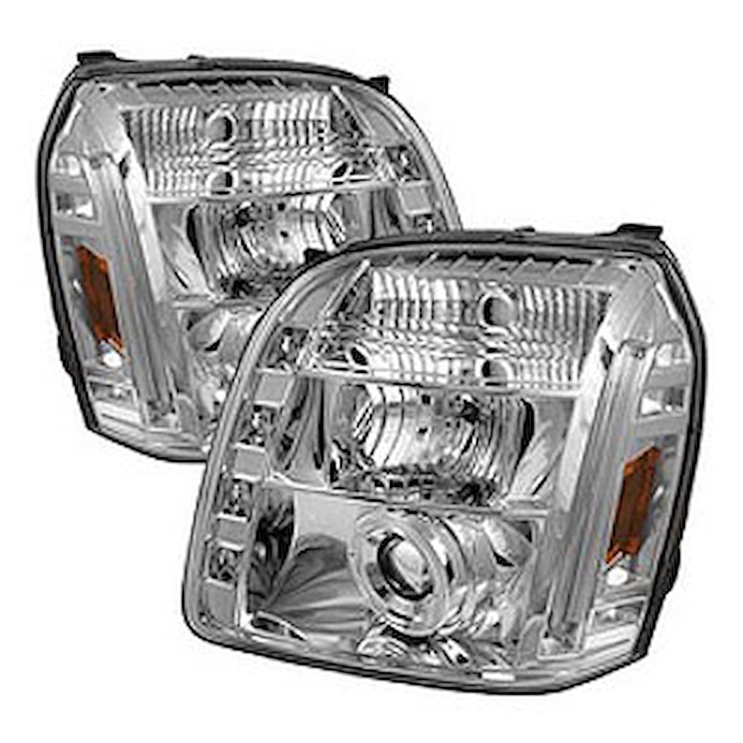 Auto Spyder 5029324 LED Halo Projector Headlights Chrome/Clear