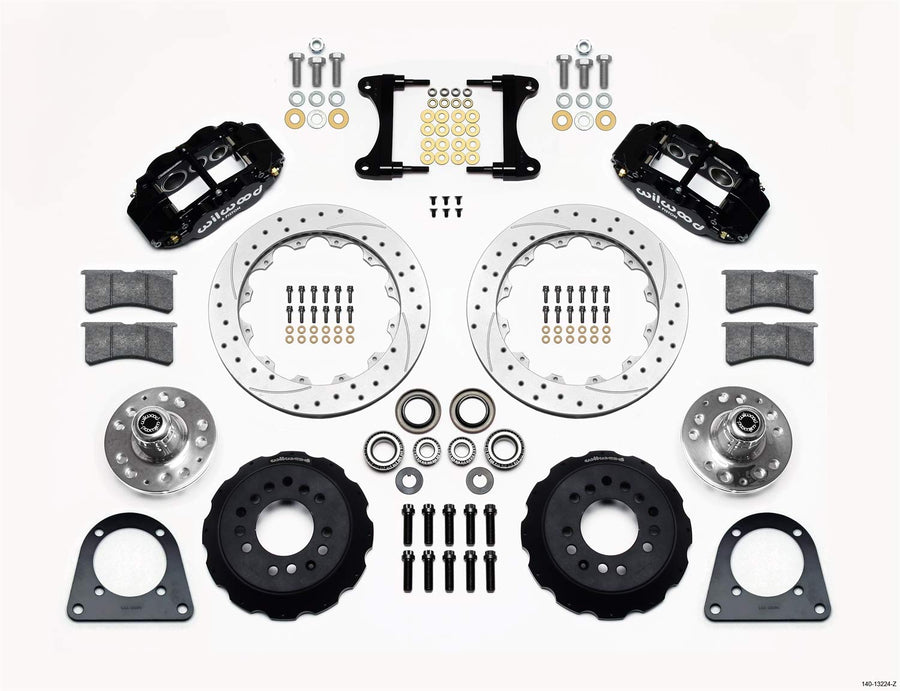 12.88" FNSL6R Hub Front Kit, Drill-Zinc