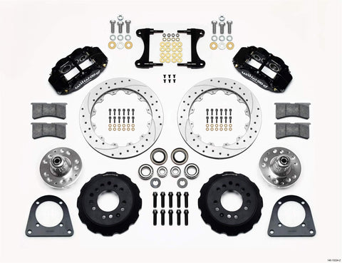 12.88" FNSL6R Hub Front Kit, Drill-Zinc