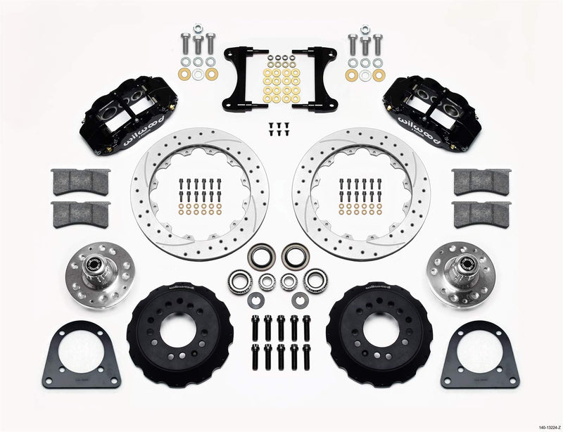 12.88" FNSL6R Hub Front Kit, Drill-Zinc