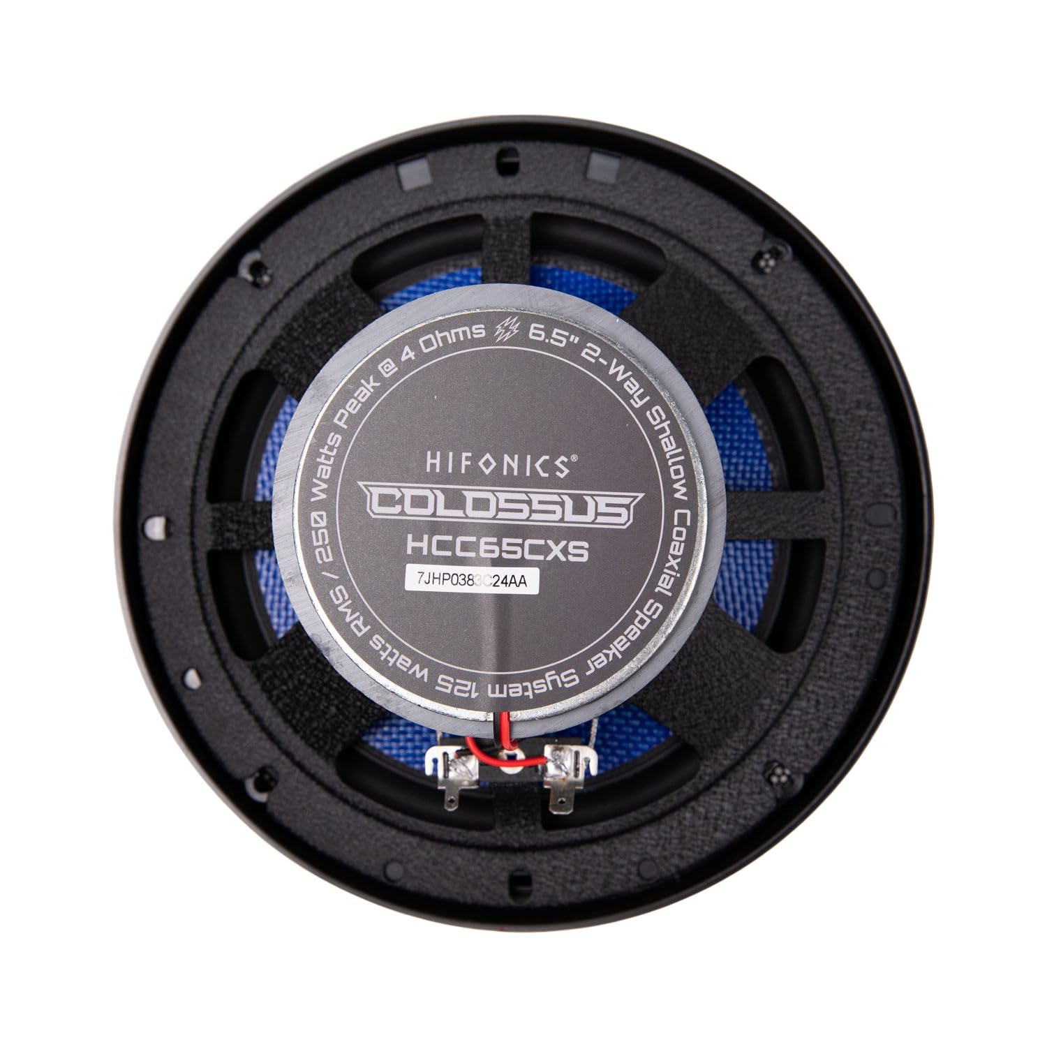 Hifonics Colossus Classic HCC65CXS 6.5-Inch Shallow Mount Coaxial Car Speakers with Aluminum Dome Tweeters & Butyl Rubber Surrounds - 125W Peak Power