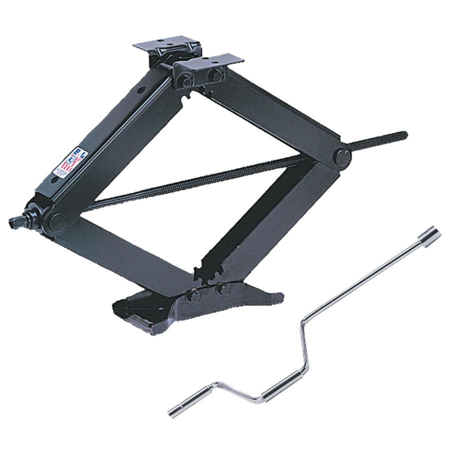 Classic BAL 24002D Scissor Jacks – Set of 2 Manual Stabilizer Jacks for RVs & Trailers – 24" Lift, 7500 lb. Capacity Each, Durable Steel, Bolt-On or Weld-On