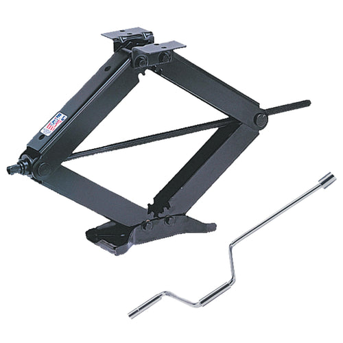Classic BAL 24002D Scissor Jacks – Set of 2 Manual Stabilizer Jacks for RVs & Trailers – 24" Lift, 7500 lb. Capacity Each, Durable Steel, Bolt-On or Weld-On