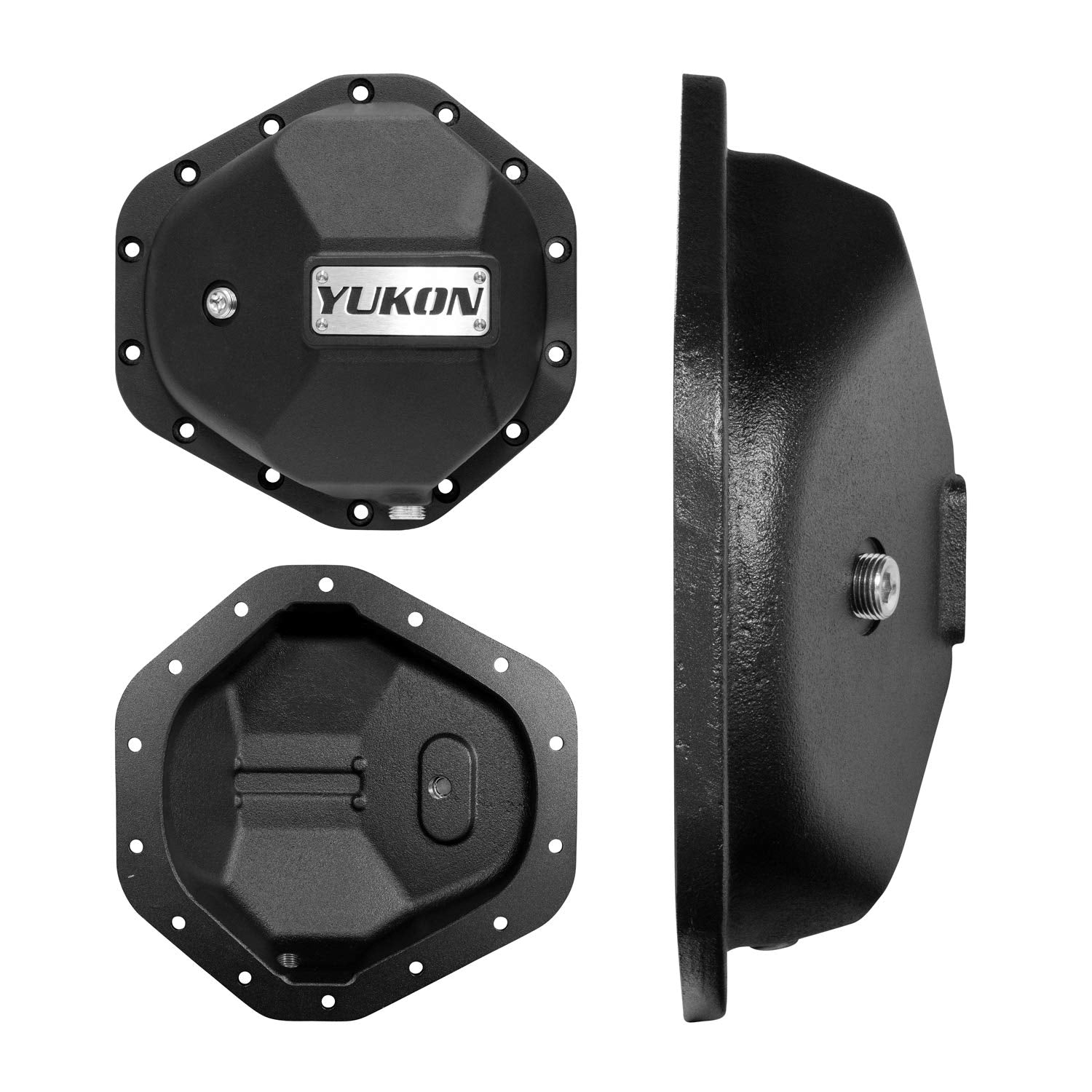 Hardcore Yukon Rear Nodular Iron Differential Cover for GM 14T with 3/8" Bolts (YHCC-GM14T-S)