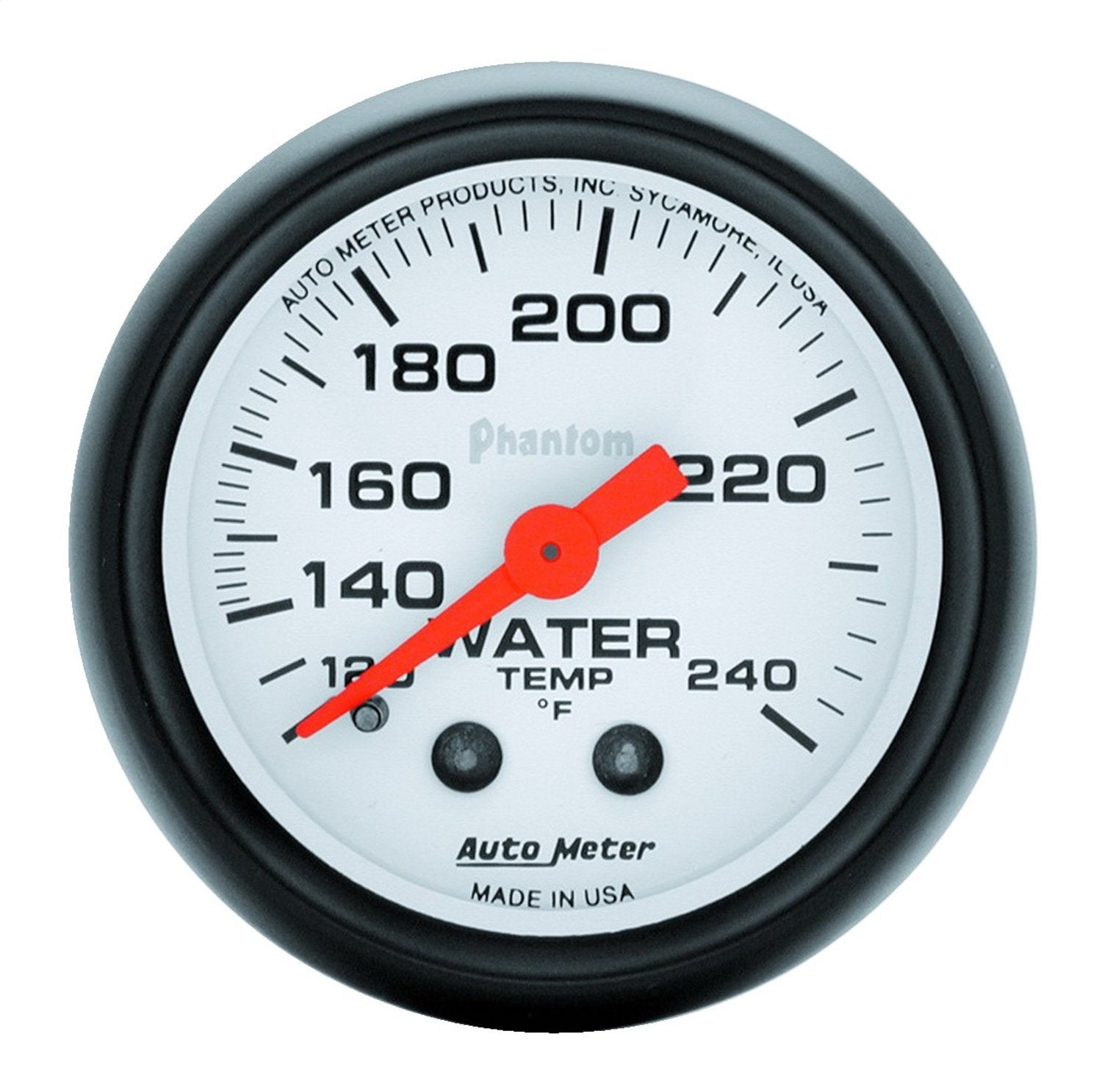 Mechanical Auto Meter 5732 Phantom Water Temperature Gauge