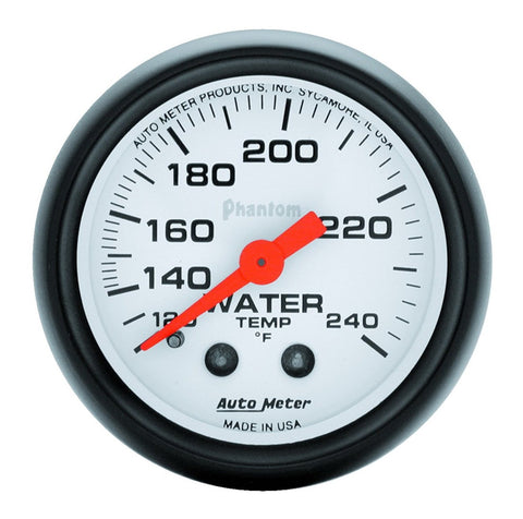 Mechanical Auto Meter 5732 Phantom Water Temperature Gauge