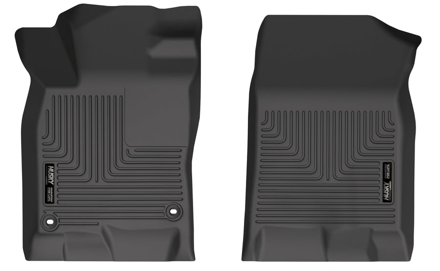 Husky Liners Floor Mats Weatherbeater | Fits 2023-2024 Acura Integra & 2022-2026 Honda Civic (Hatchback, 22-25 Sedan) | Front Row, 1-pc Black - 15881