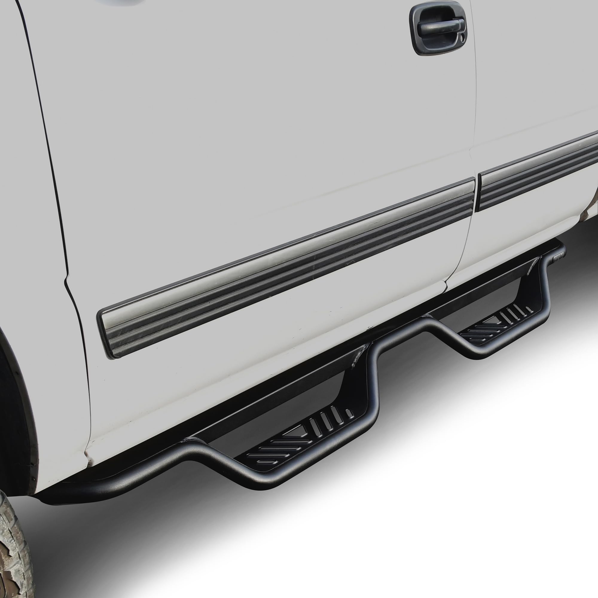 Westin Outlaw 20-11685 Drop Nerf Step Bars fits 1999-2013 Chevrolet Silverado/Sierra 1500 Ext Cab; 2001-2019 2500/3500 Extended/Double Cab
