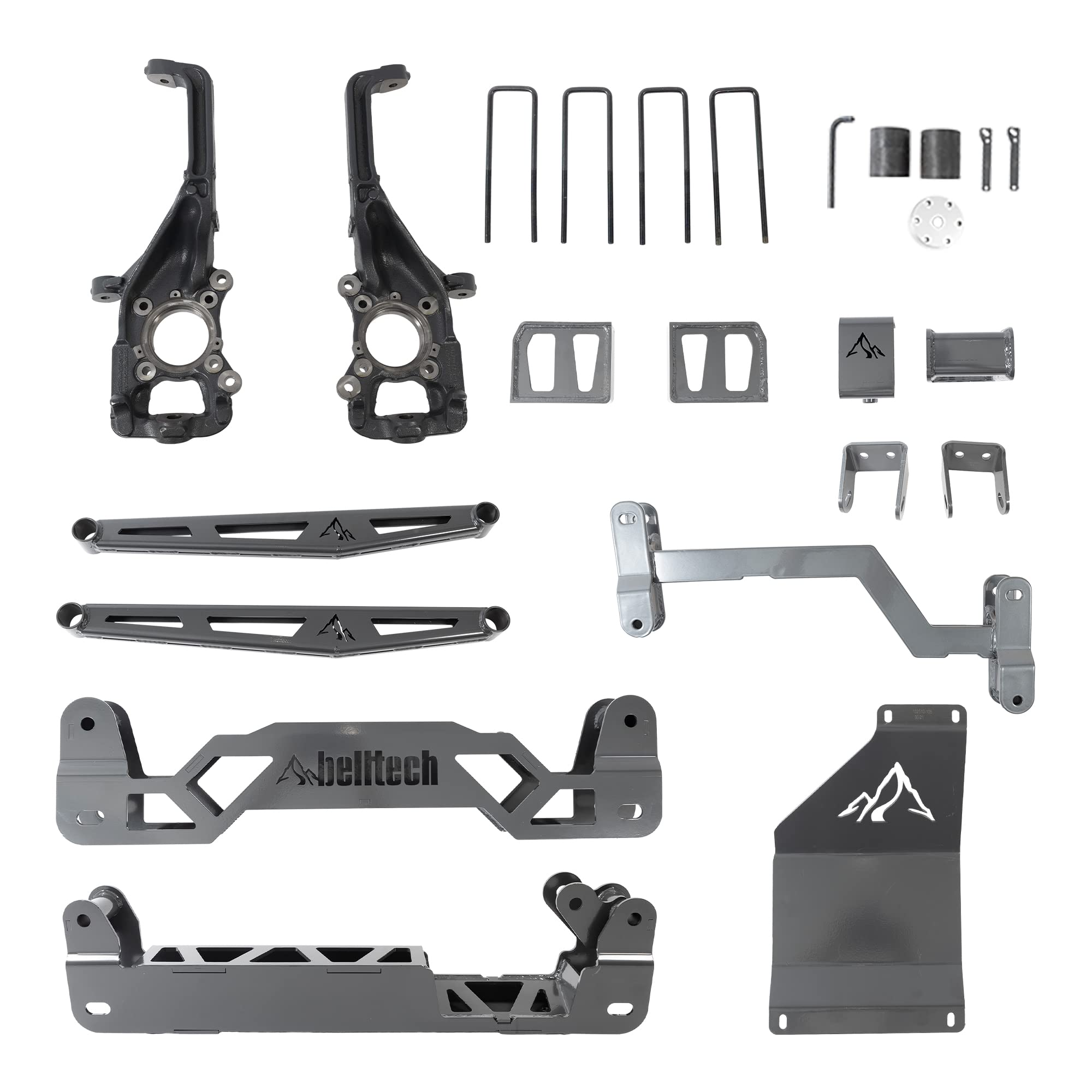 Belltech® 152501BK - 6in. Lift Kit Belltech® 152501BK Inc. Rear Trail Performance Shocks Only 2015-2020 Compatible/Replacement Part for a Ford ® Compatible with/Fits a F-150 4WD