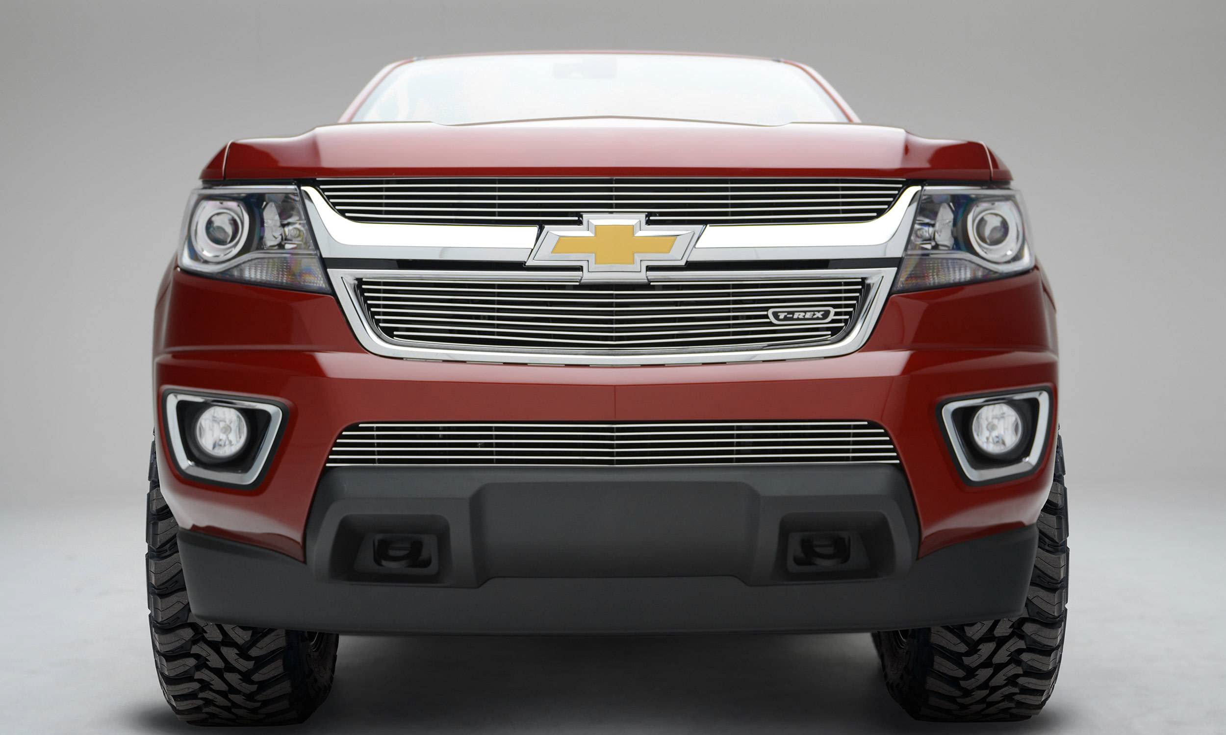 2015-2020 Colorado T-Rex Grilles Billet Grille, Polished, 2 Pc, Overlay - PN #21267