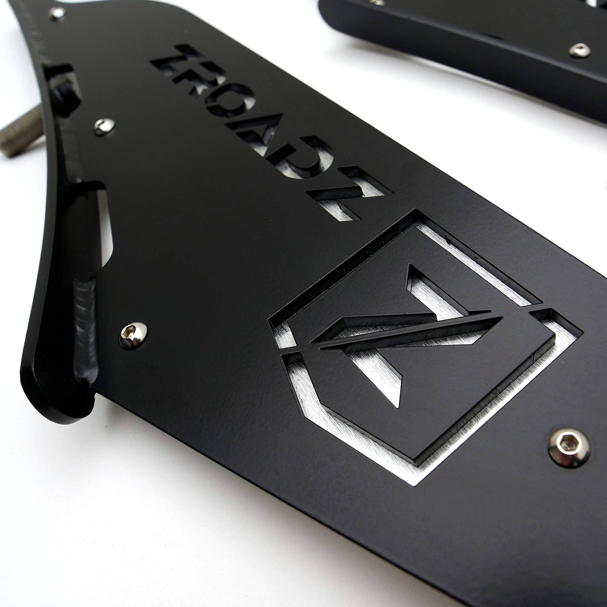Front Roof LED Mounting Bracket ZROADZ - Compatible w/ 2019-2022 Dodge Ram 1500 - to Mount (1) 50 Inch or Similar Style Curved LED Light Bar (Not Included) - PN #Z334721, Black
