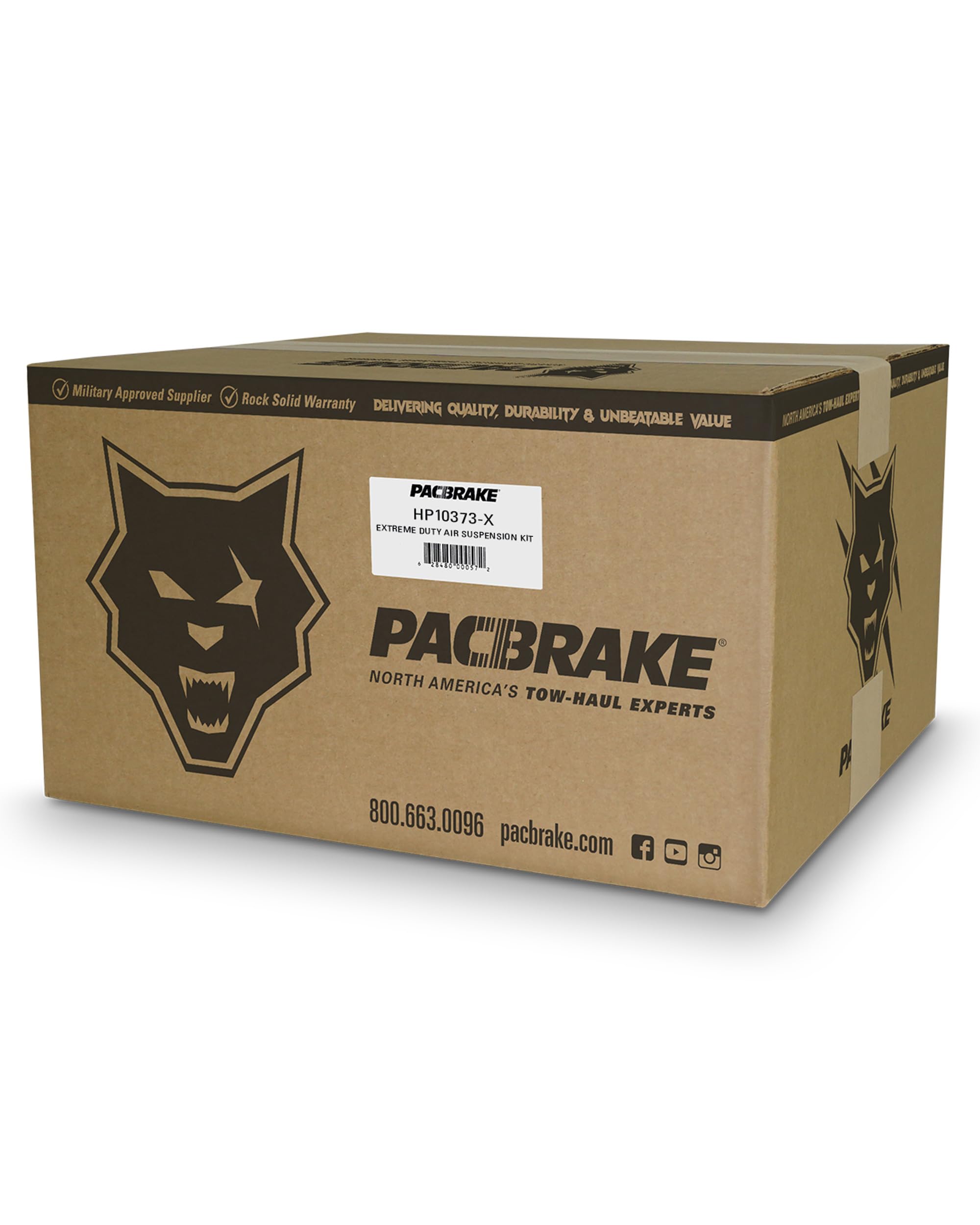 Pacbrake ALPHA XD 7500lb Air Suspension Kit compatible with Chevrolet Silverado 4500HD/5500HD 2018-2023 HP10373-X