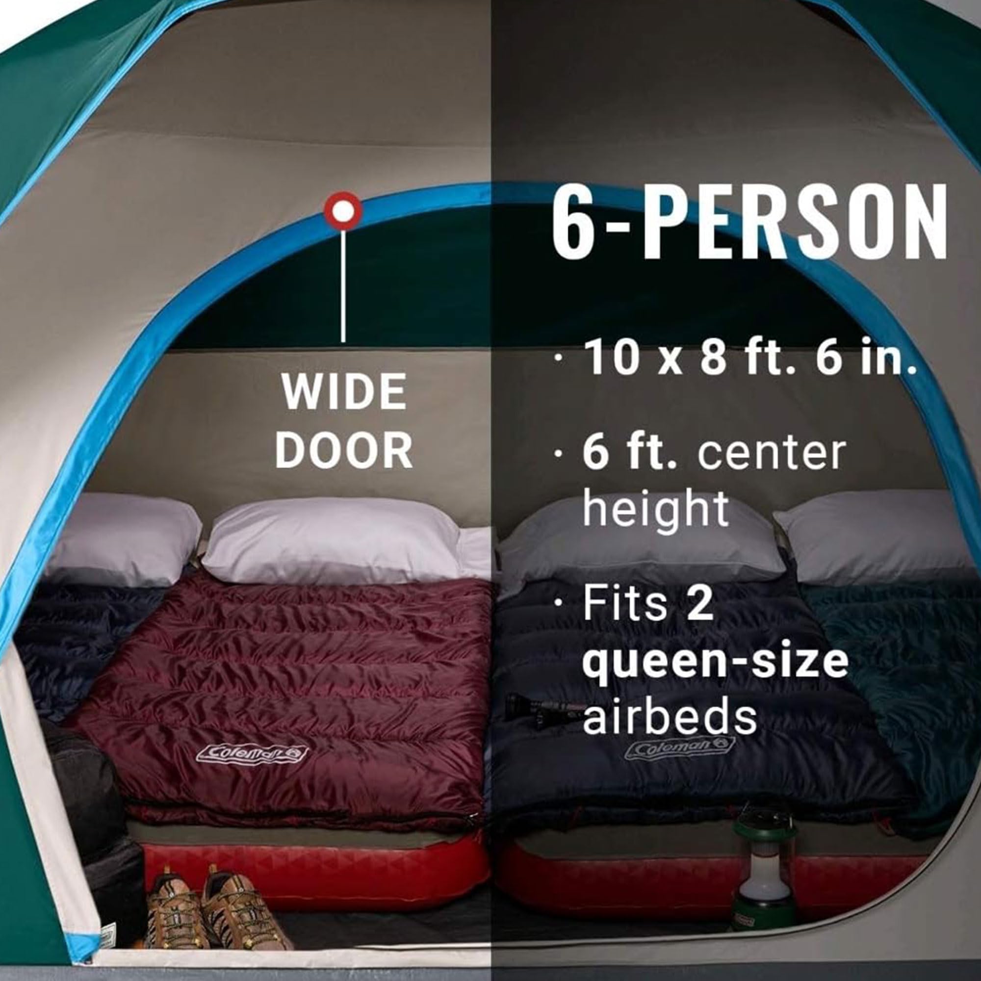 SKYDOME 6P TENT EVERGREEN C002
