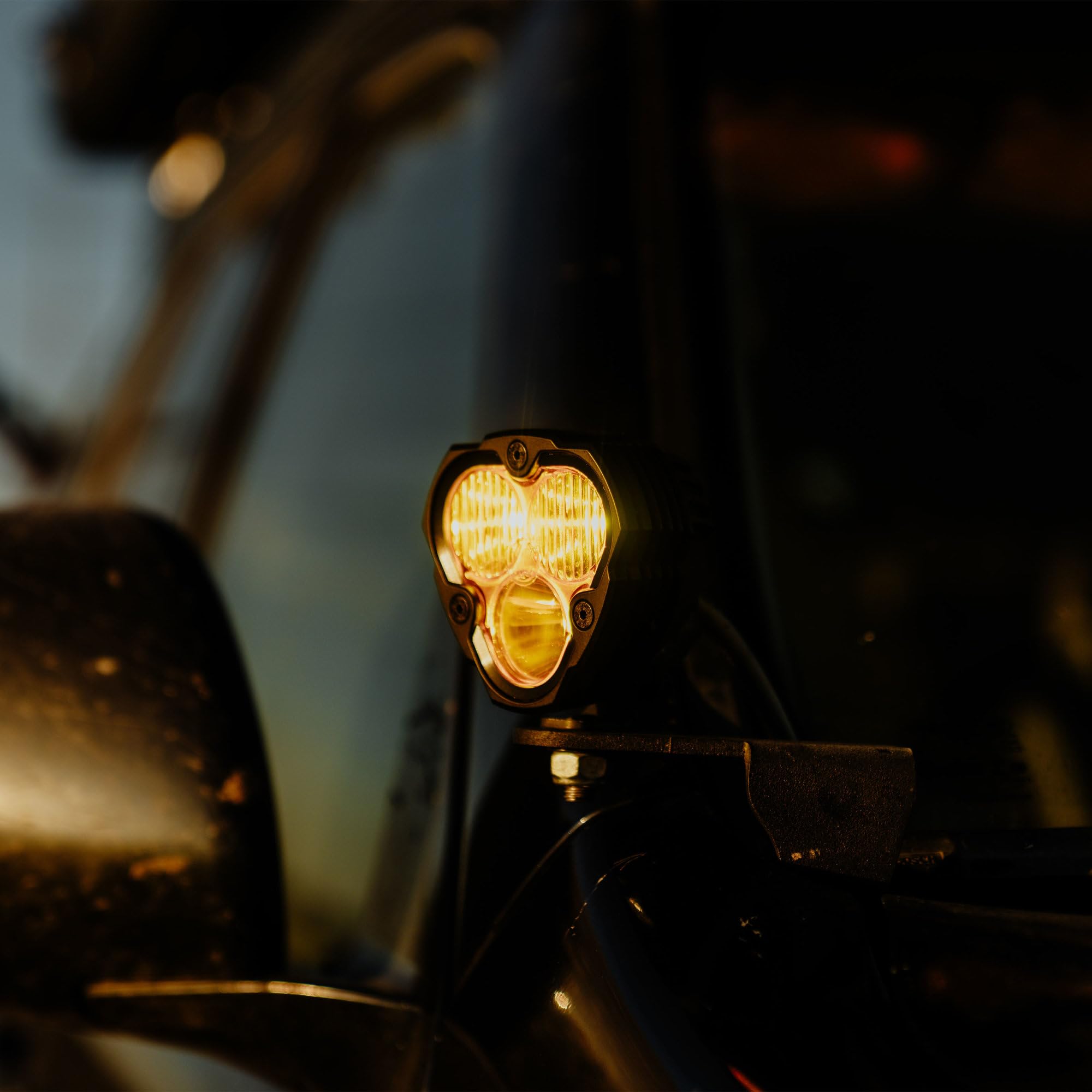 KC Hilites 3 Flex ERA® LED Light - Performance Yellow Combo Beam Lens