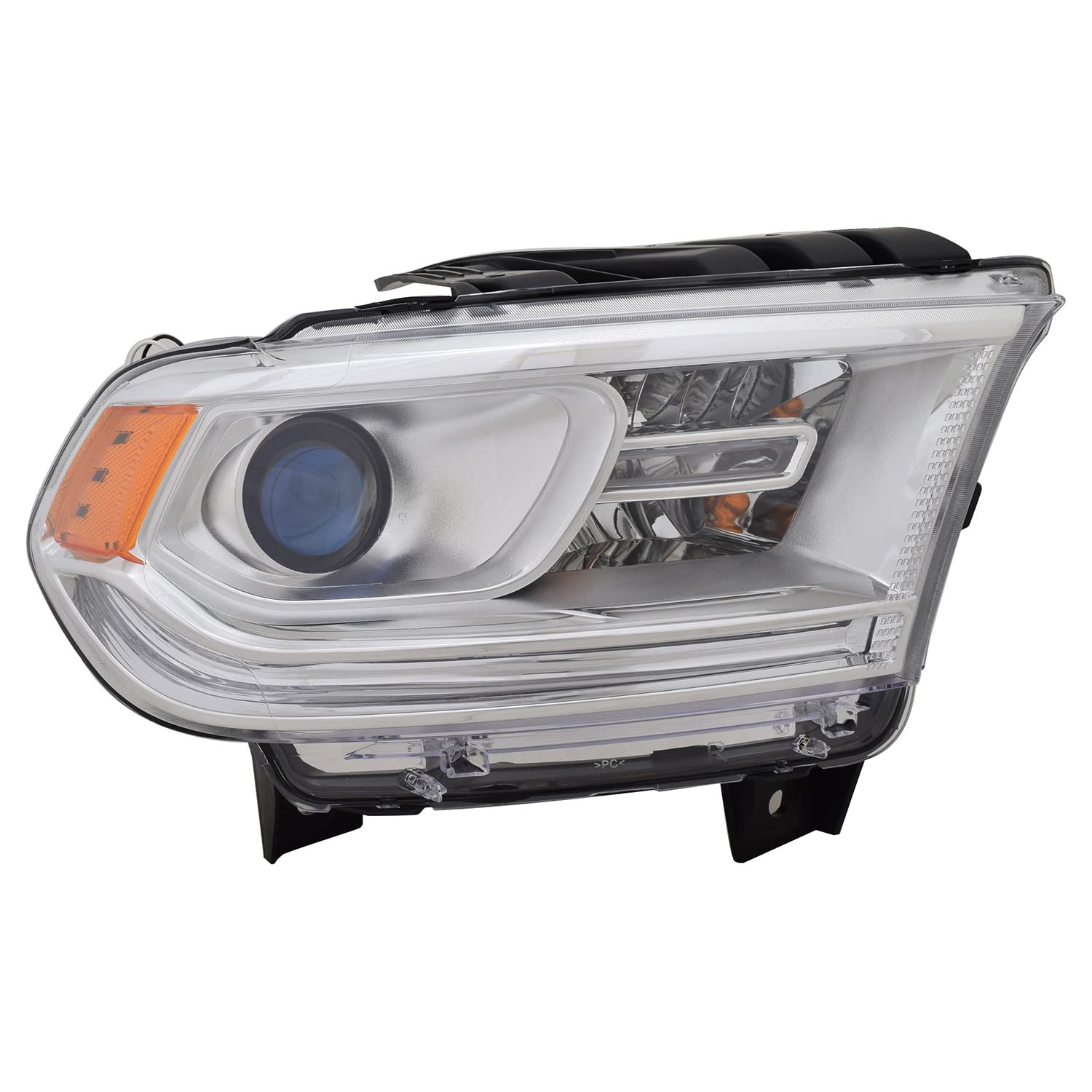 Right TYC Headlight Assembly Compatible with 2014-2015 Dodge Durango