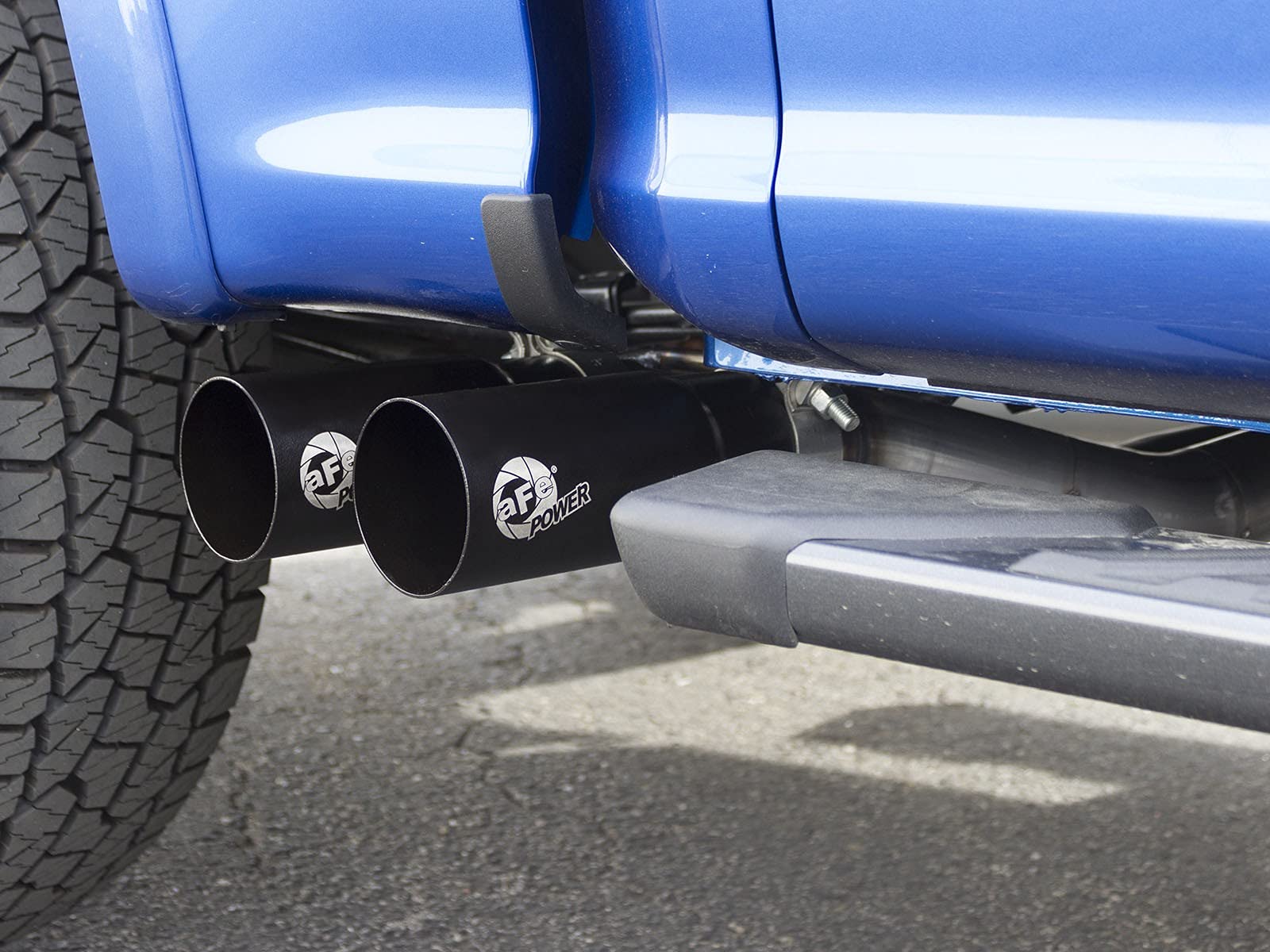 aFe POWER Apollo GT Series 3 IN to 3-1/2 IN 409 SS Cat-Back Exhaust System w/Black Tip, fits Ford F-150 2021 V6-2.7L/3.5L (tt)/V8-5.0L