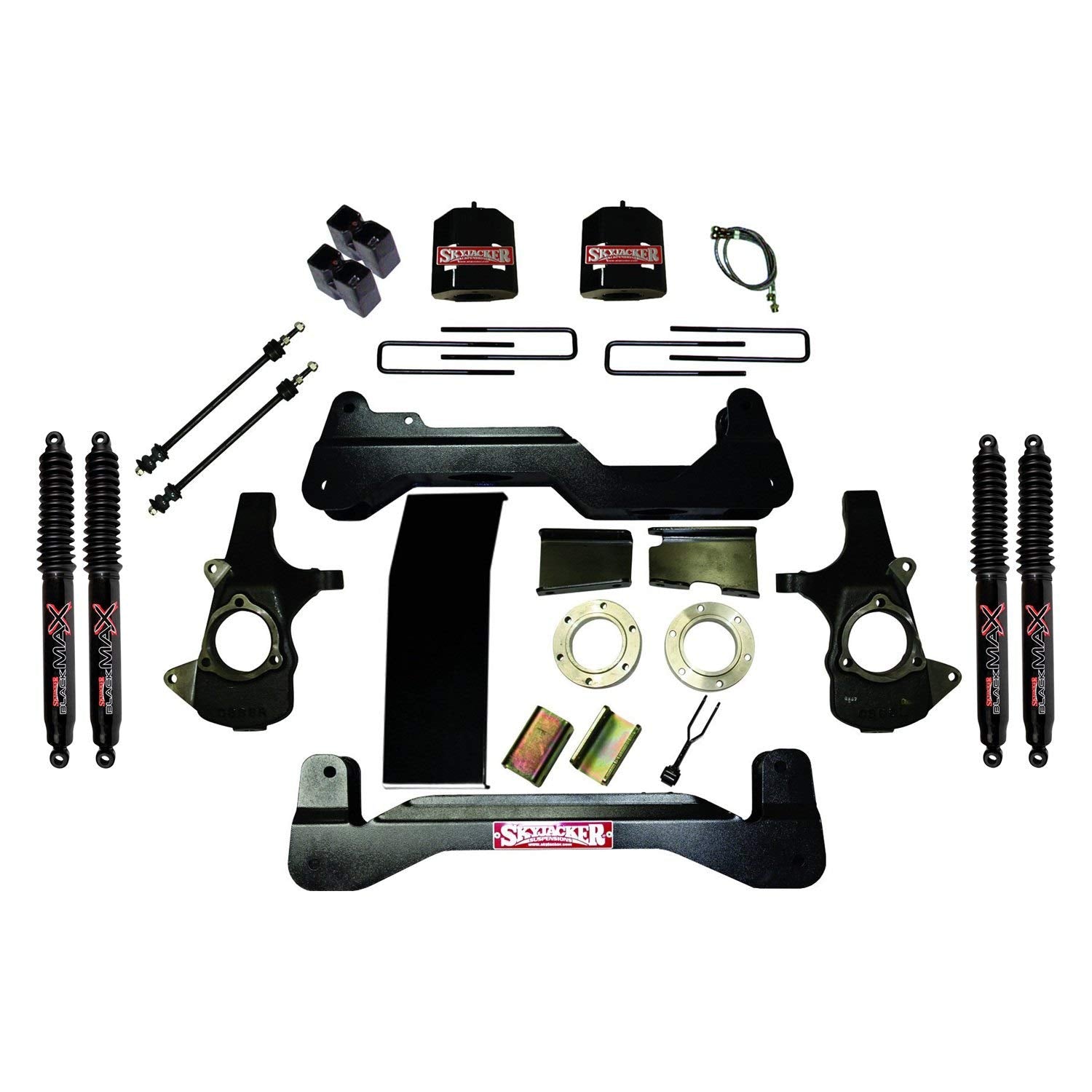 Skyjacker Suspension Lift Kit C7660PK-B w/Shock Black MAX Shocks 6 in. Lift