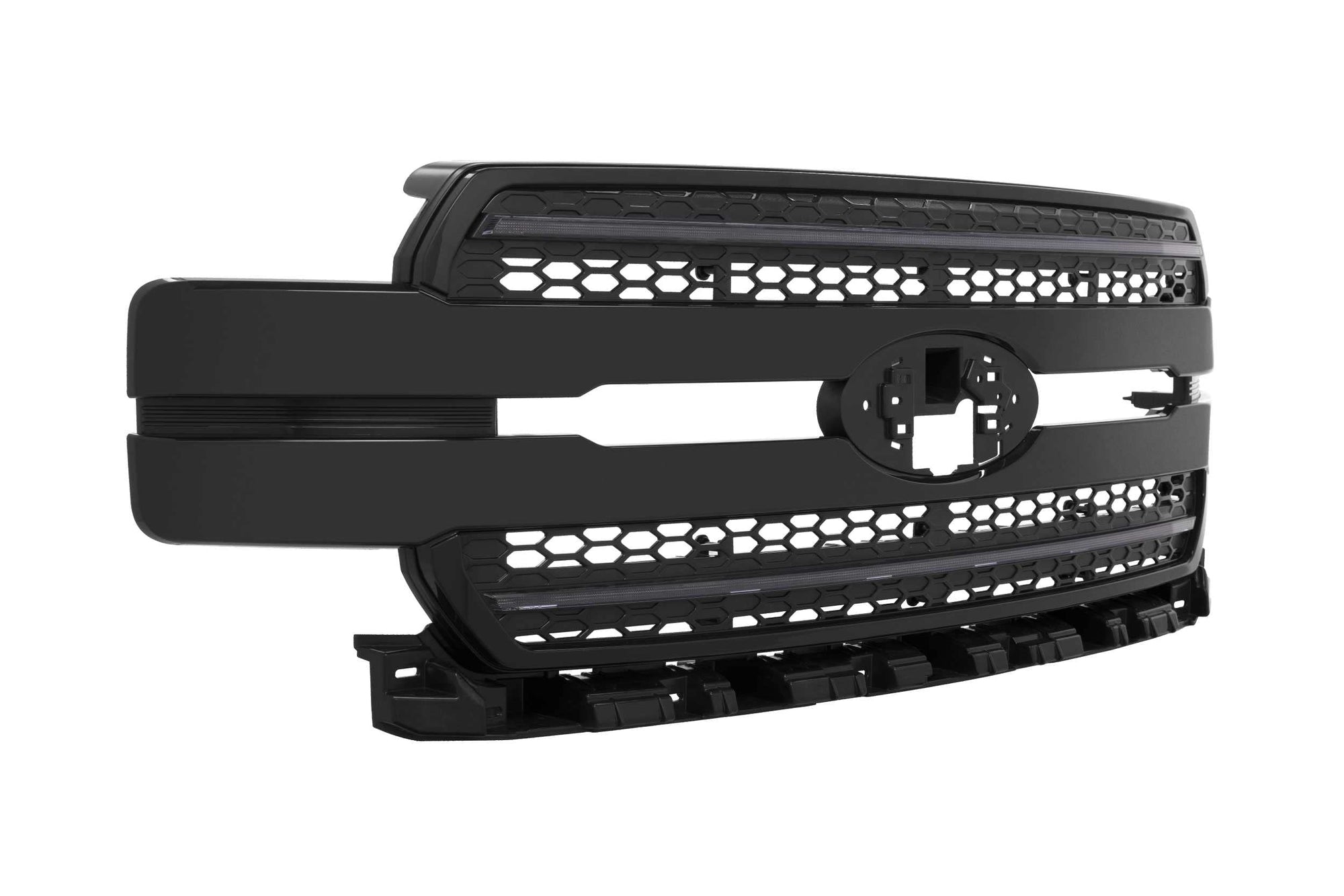 Morimoto LED XBG DRL Grille Fits Ford F-150 18-20, Plug and Play Paintable Black Grille with White LED DRL (XBG15)