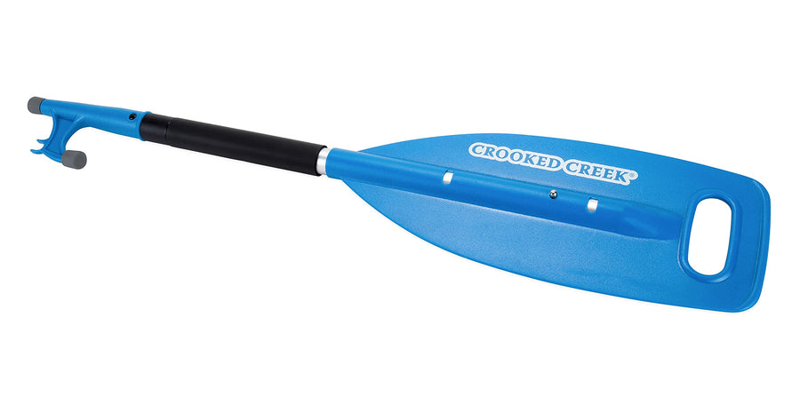 Telescoping Crooked Creek Boat Paddle with Hook - Extends 36-inches to 54-inches - Compact Design for Storage (50645)