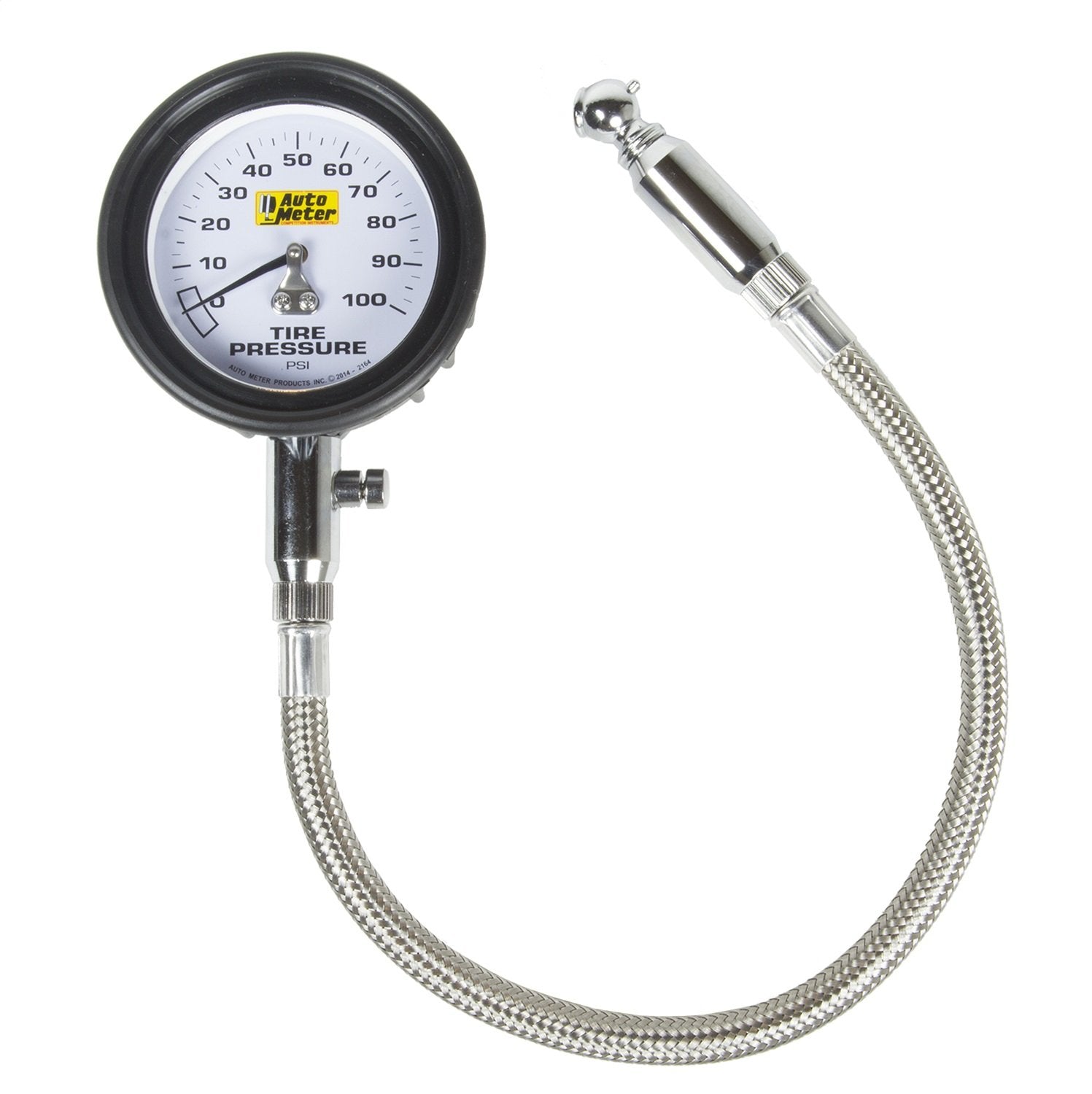 Tire Pressure Gauge Auto Meter 2164 100 psi