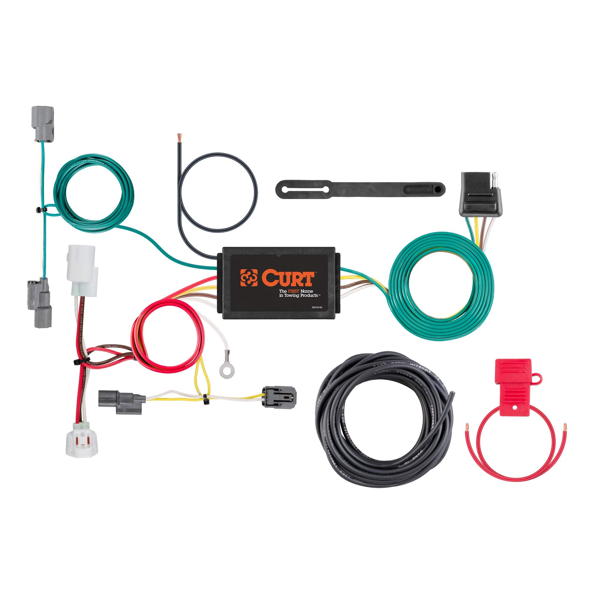 4-Pin CURT Vehicle-Side Custom Trailer Wiring Harness, Fits Select Acura ILX