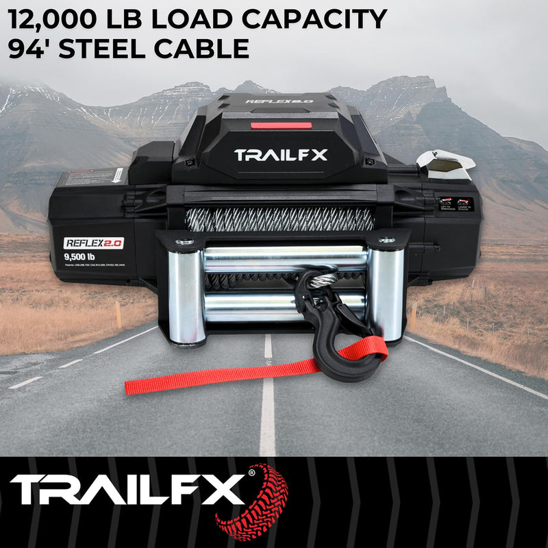Reflex 2.0 Trailfx WR212B Winch 12k Wire