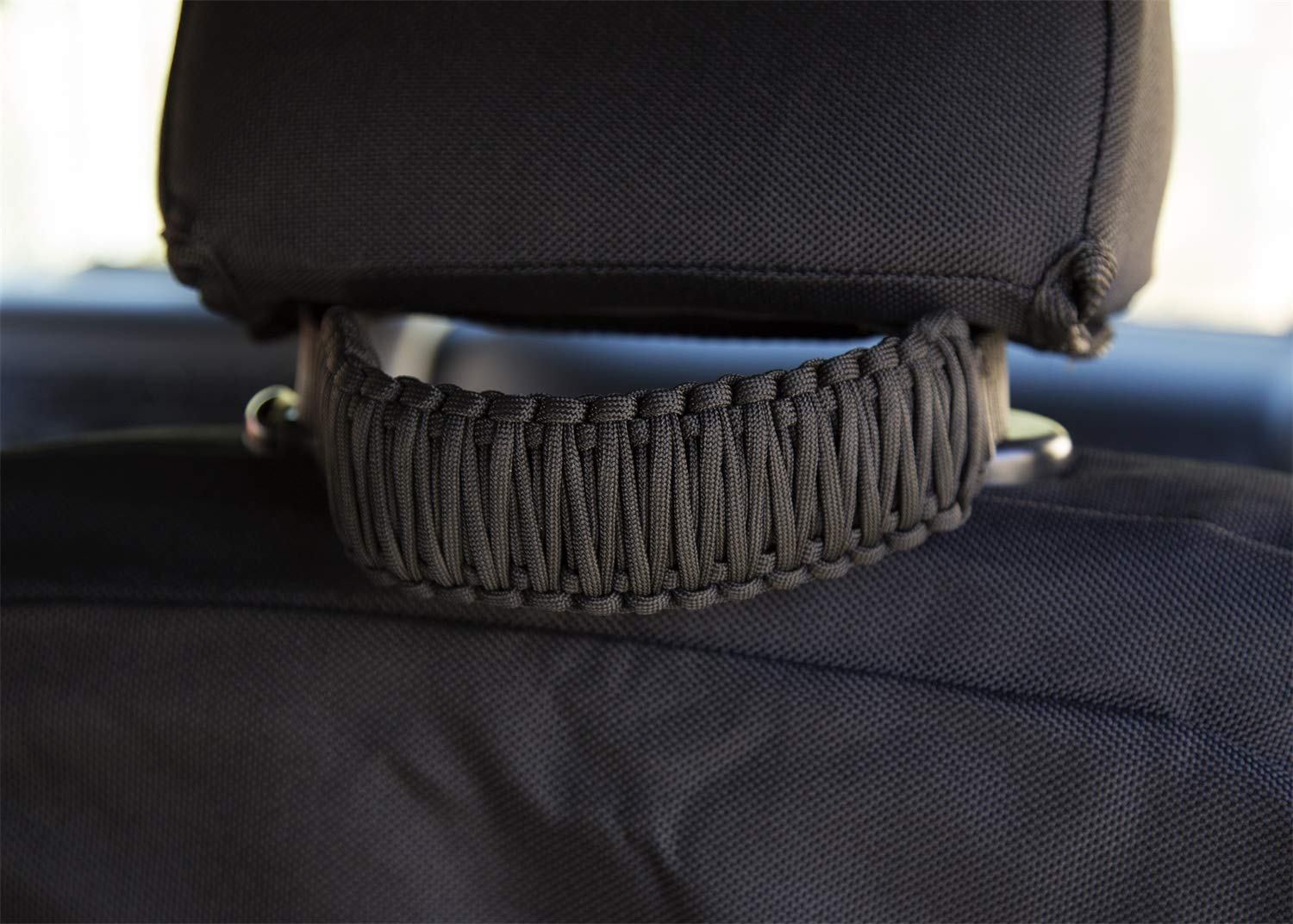 Rugged Ridge JK Grab Handles for Jeep Wrangler | Nylon, Black | 13305.82 | Fits 2007-2018 Jeep Wrangler