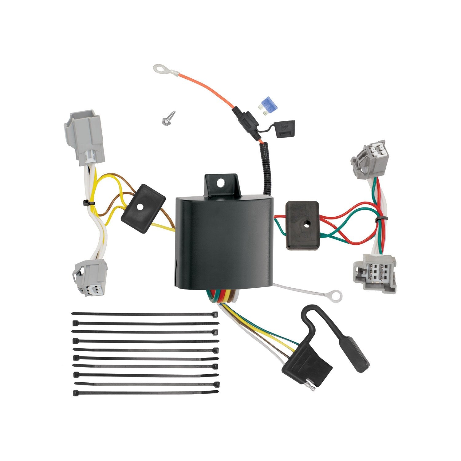 Tekonsha T-One® Harness T-Connector, 4-Way Flat, Compatible with Select Volvo S90, XC90