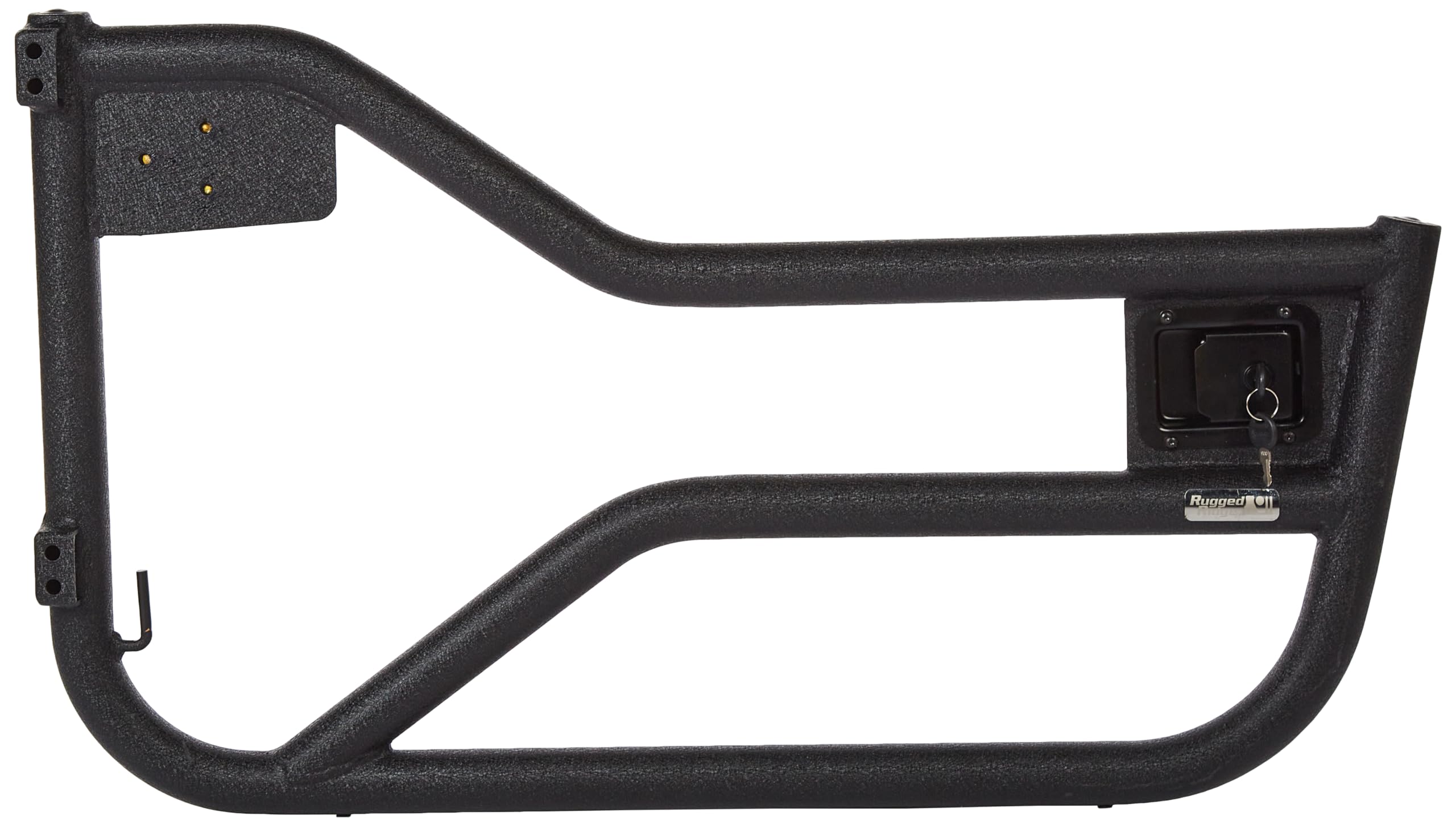 Locking Tube Doors Rugged Ridge for Jeep Wrangler TJ | Steel, Black | 11509.20 | Fits 1997-2006 Jeep Wrangler TJ