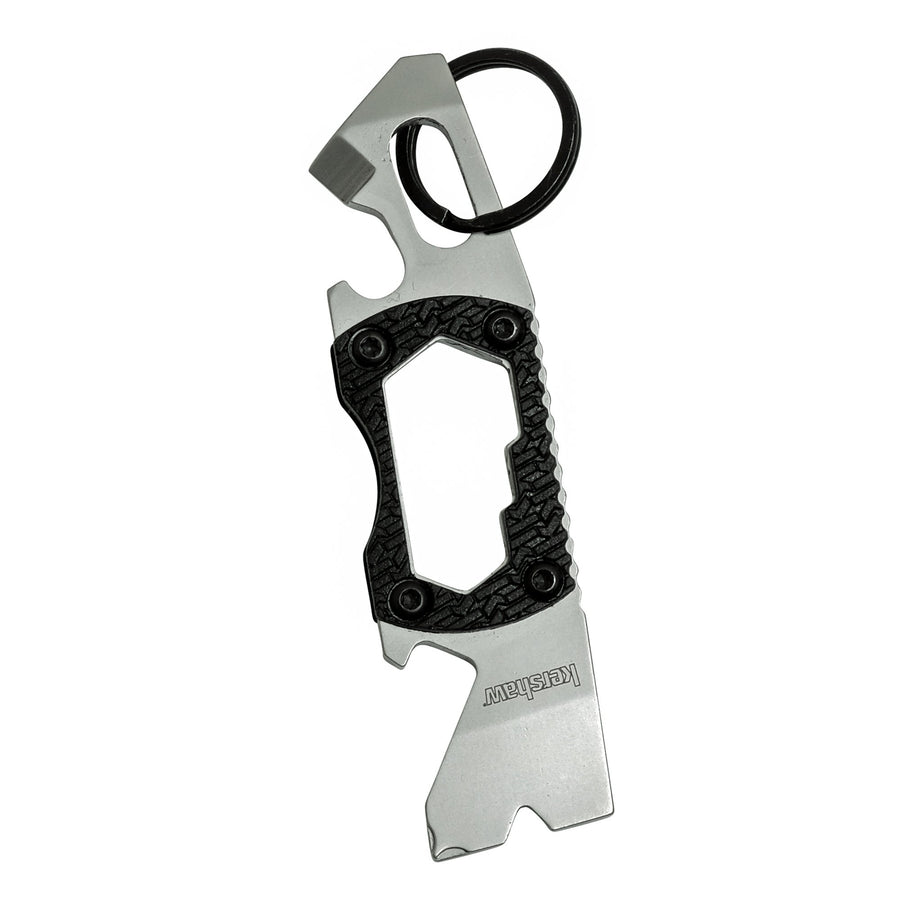 Kershaw Compact Keychain Pry Tool PT-2 (8810X); Features Bottle Opener, Two Screwdriver Tips, Pry Bar, Wire Scraper, Three Hex Drives; Made of 8Cr13MoV Stainless Steel; 0.8 OZ, 3.75 In. Overall Length
